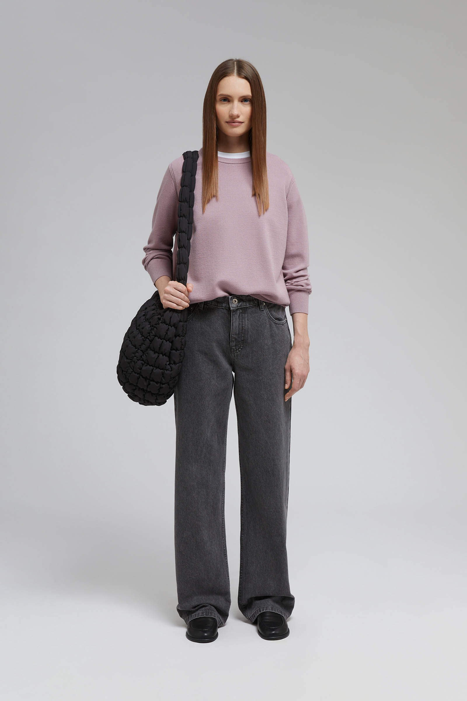 Джемпер Finn Flare свободного кроя, розовый, арт. FBF11126