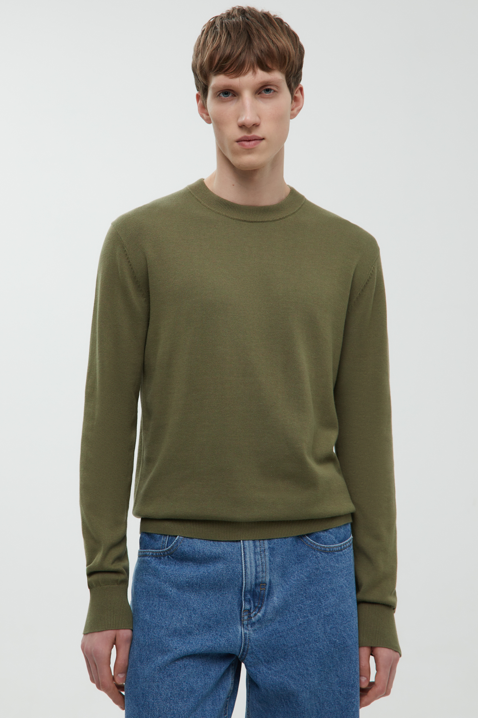Базовый джемпер Finn Flare прямого кроя, 927 swamp, арт. FBF21114