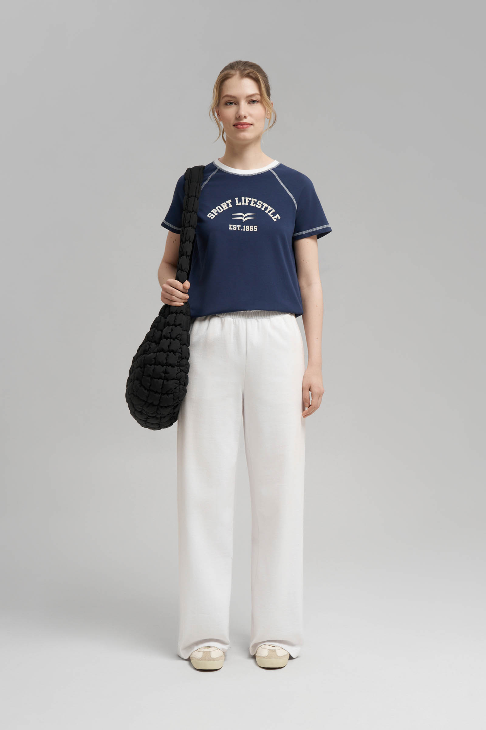 Футболка Finn Flare из джерси, 101 cosmic blue, арт. FBG11082