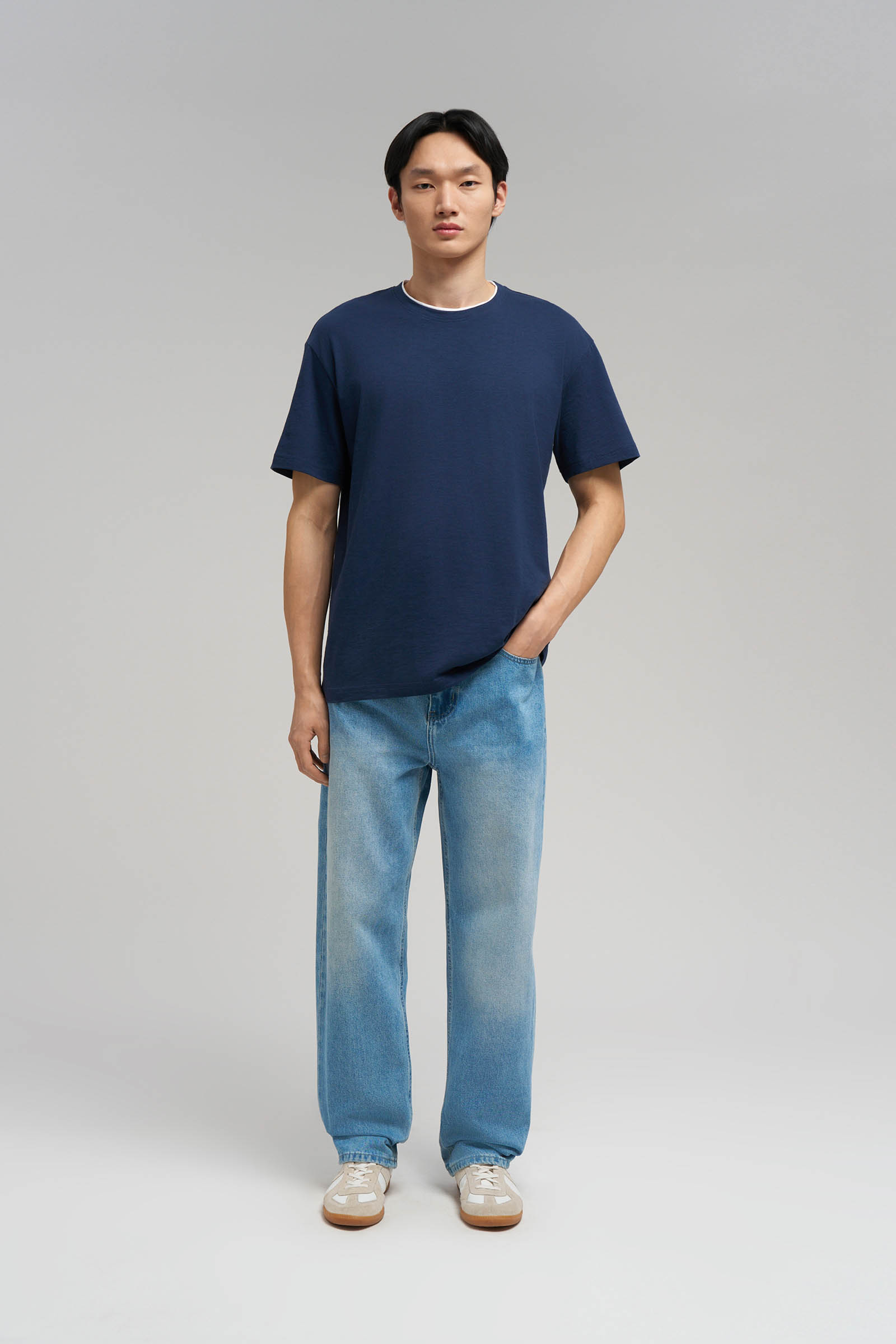 Футболка Finn Flare comfort fit, 101 cosmic blue, арт. FBG21053