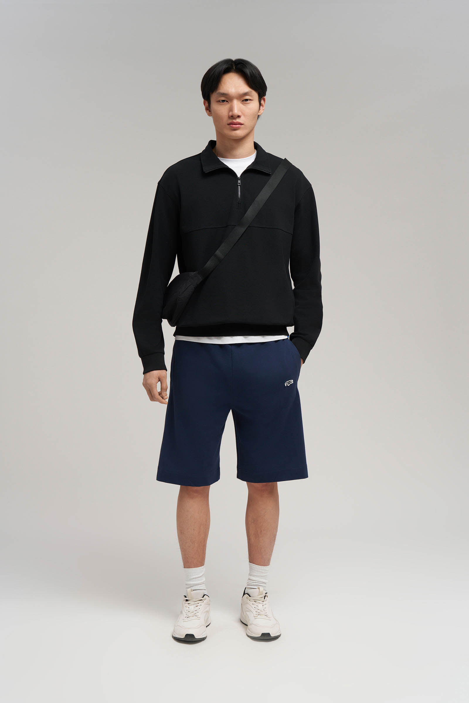 Мужские шорты FINN FLARE из хлопка, 101 cosmic blue, арт. FBG21071