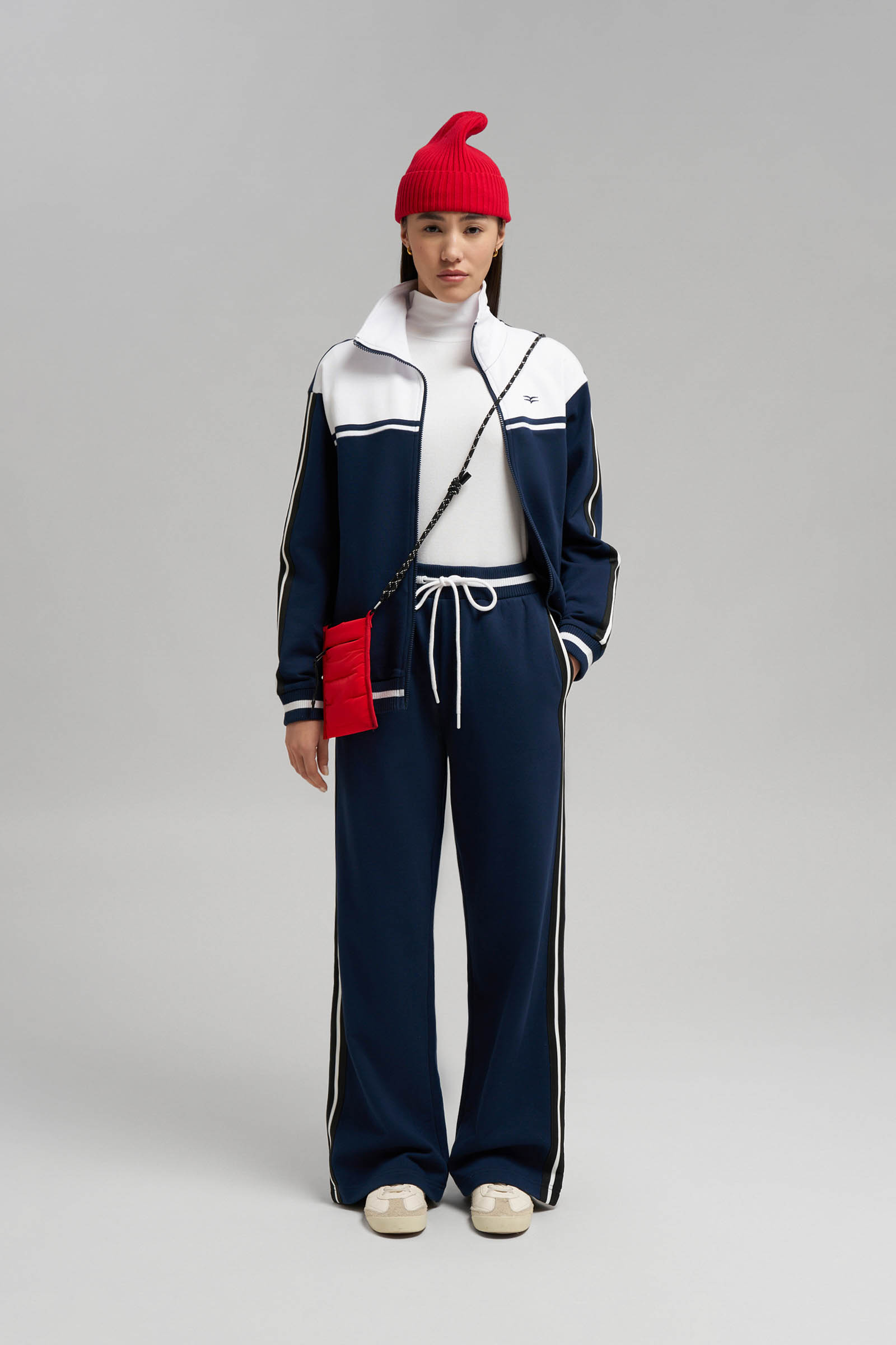 Брюки FINN FLARE свободного кроя из футера, 101 mc cosmic blue, арт. FBG11080