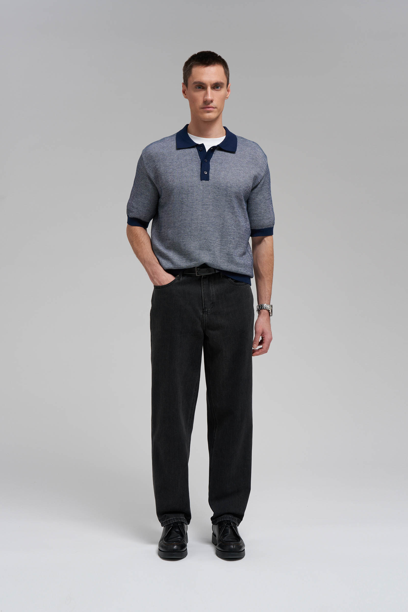 Джемпер-поло из хлопка 4999₽