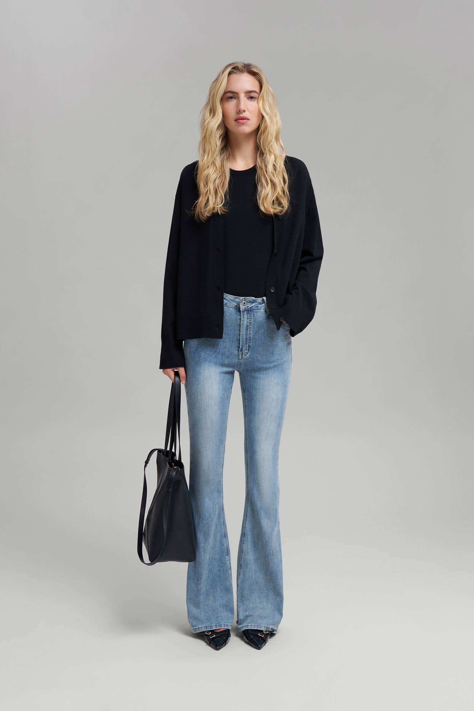 Джинсы bootcut Finn Flare, 1261 light denim, арт. FBG15000