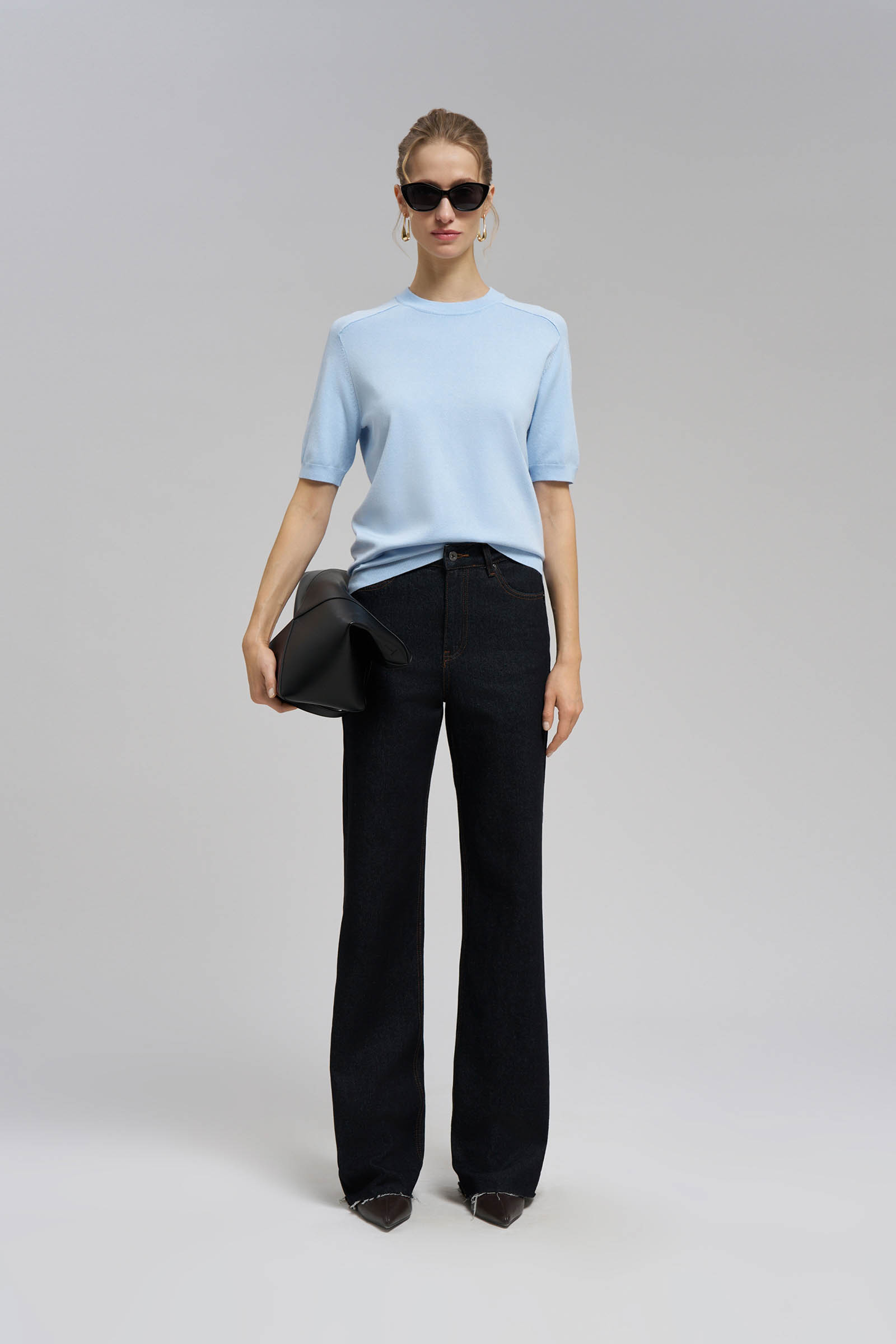 Легкий джемпер Finn Flare, 136 haze, арт. FBG11114