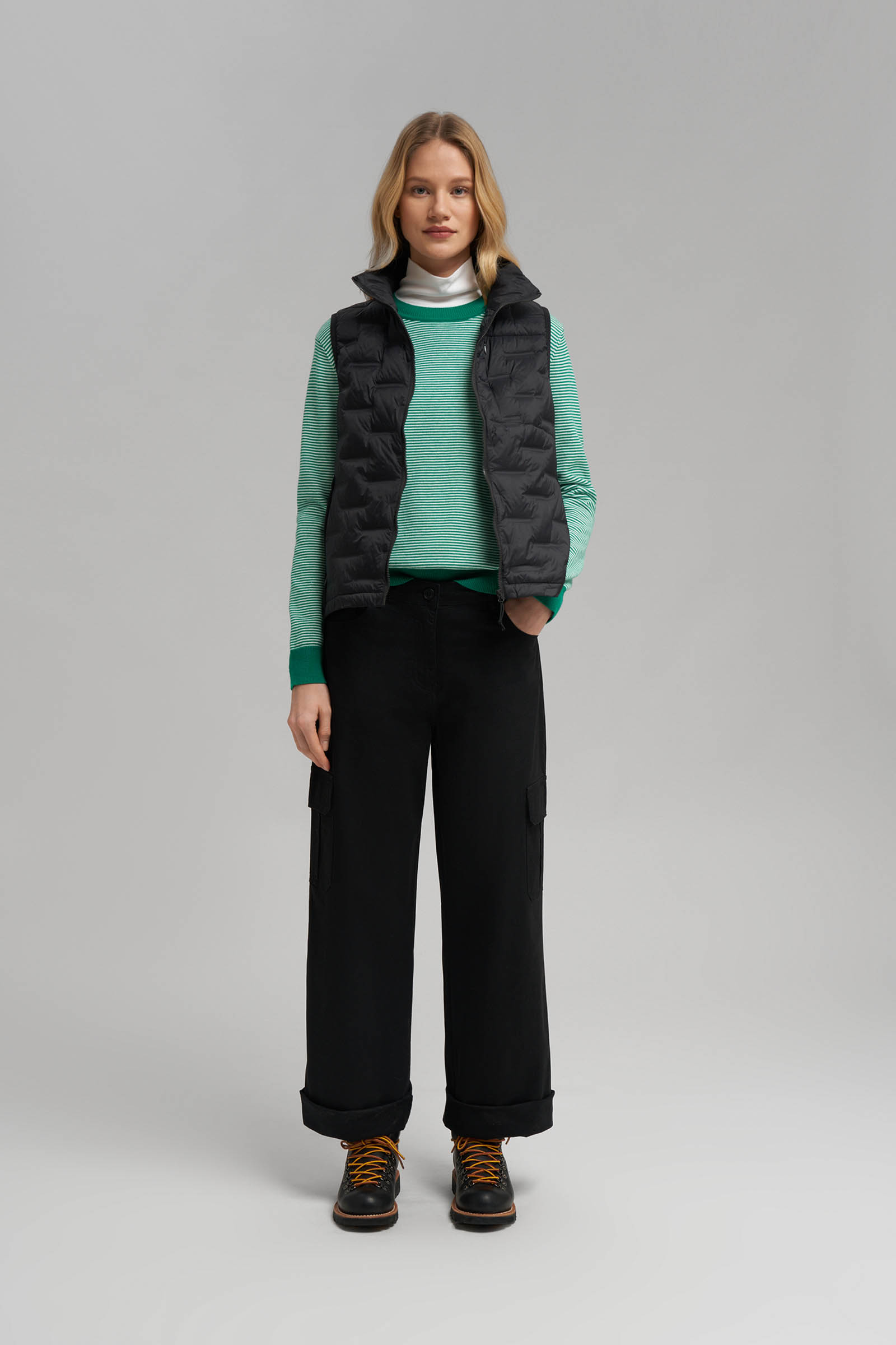 Женские брюки FINN FLARE, 200 black, арт. FBG11060