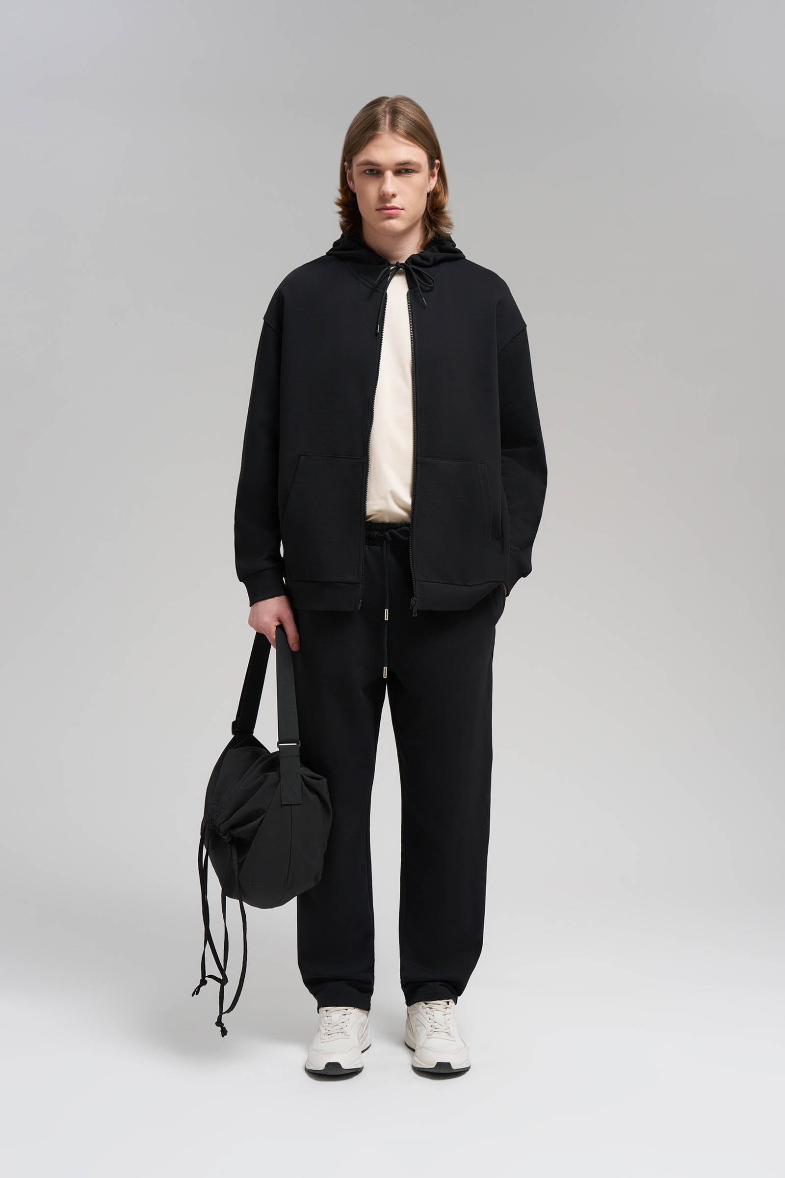 Толстовка на молнии Finn Flare, 200 black, арт. FBG21029