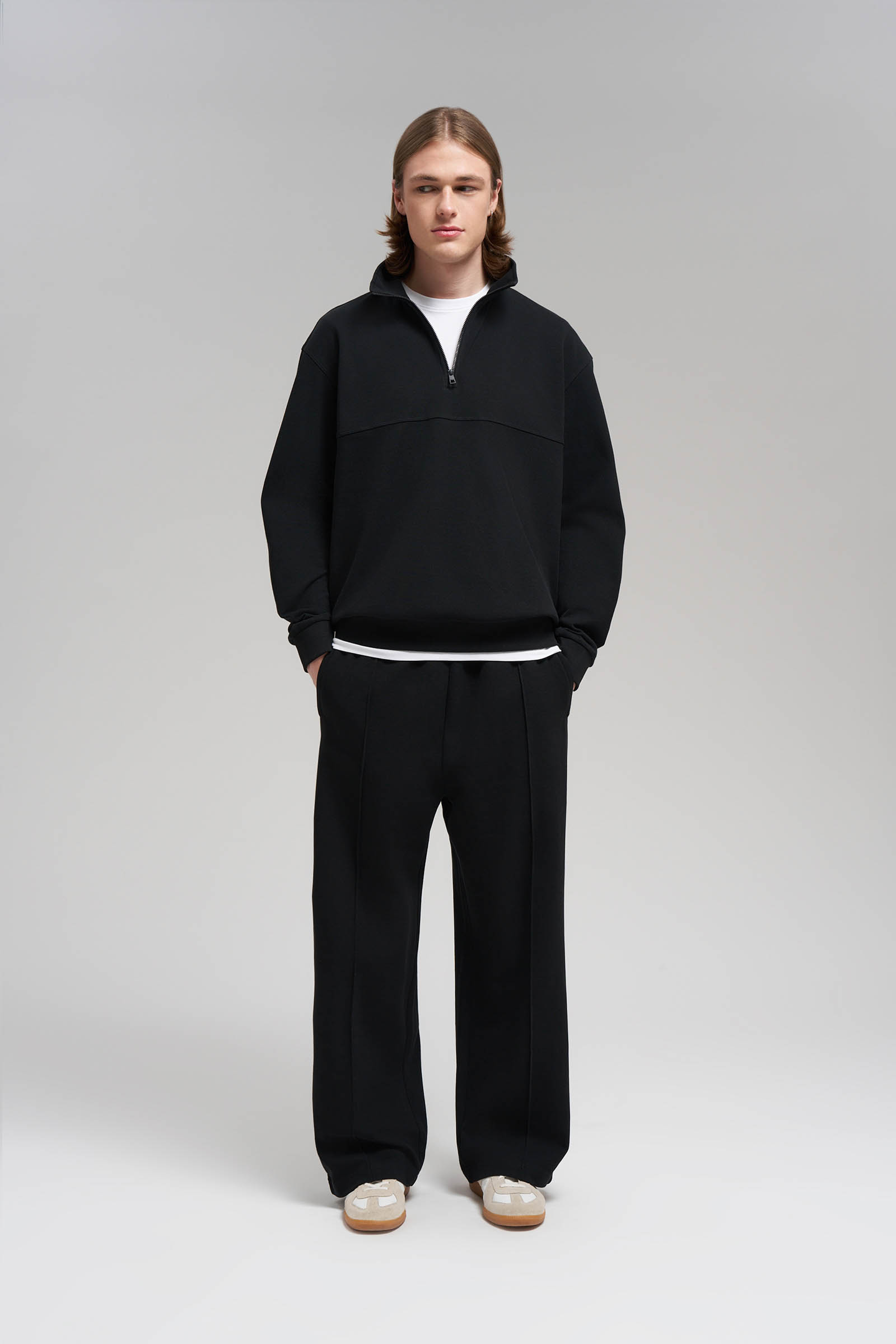 Трикотажные брюки FINN FLARE oversize, 200 black, арт. FBG21032