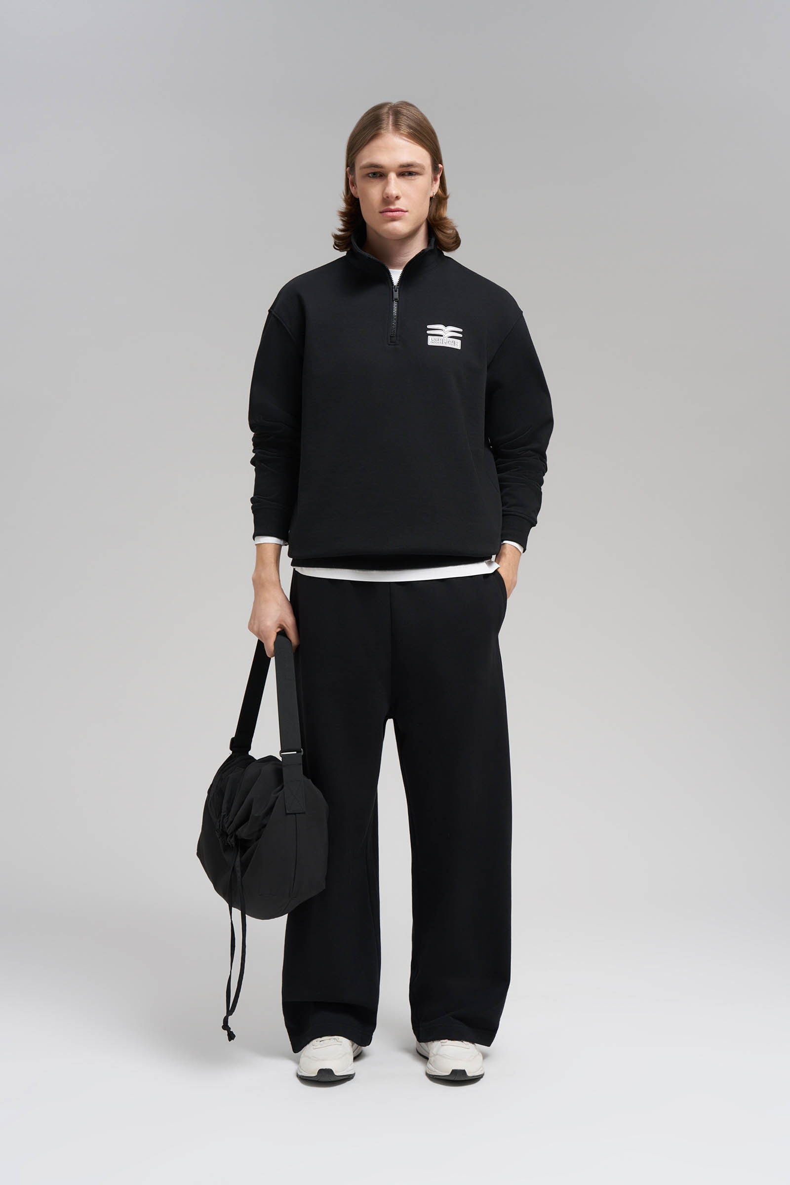 Толстовка Finn Flare свободного кроя, 200 black, арт. FBG21034