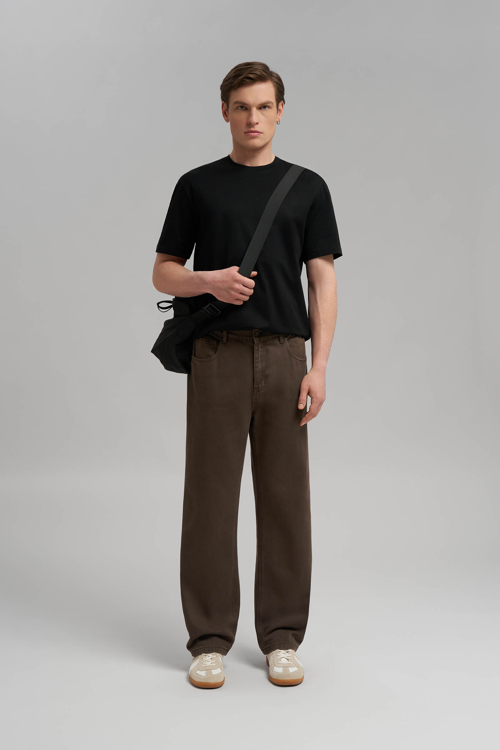 Футболка Finn Flare из мерсеризованного хлопка, 200 black, арт. FBG21050