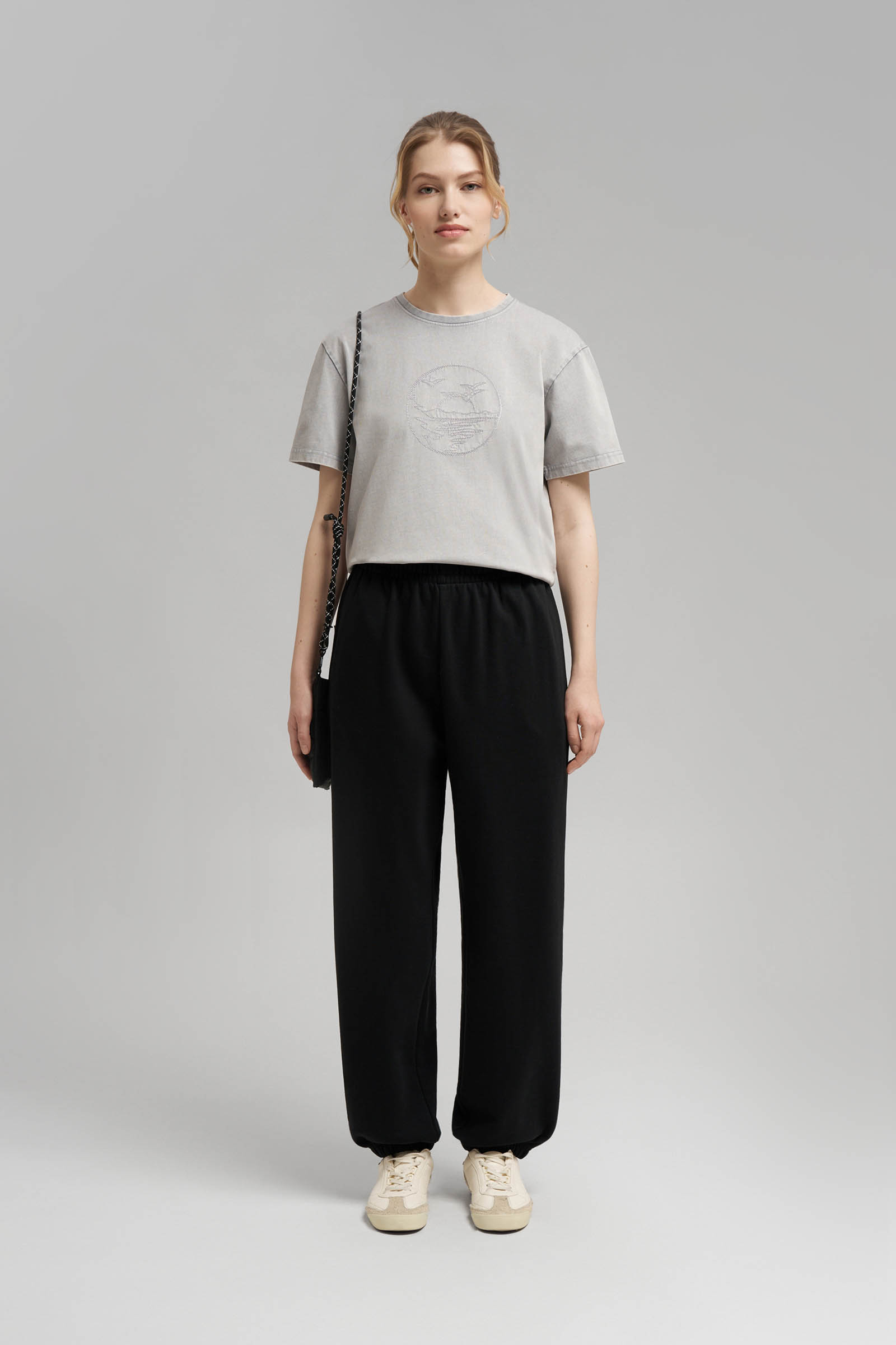 Футболка FINN FLARE comfort fit с эффектом варки, 228 alloy, арт. FBG11070