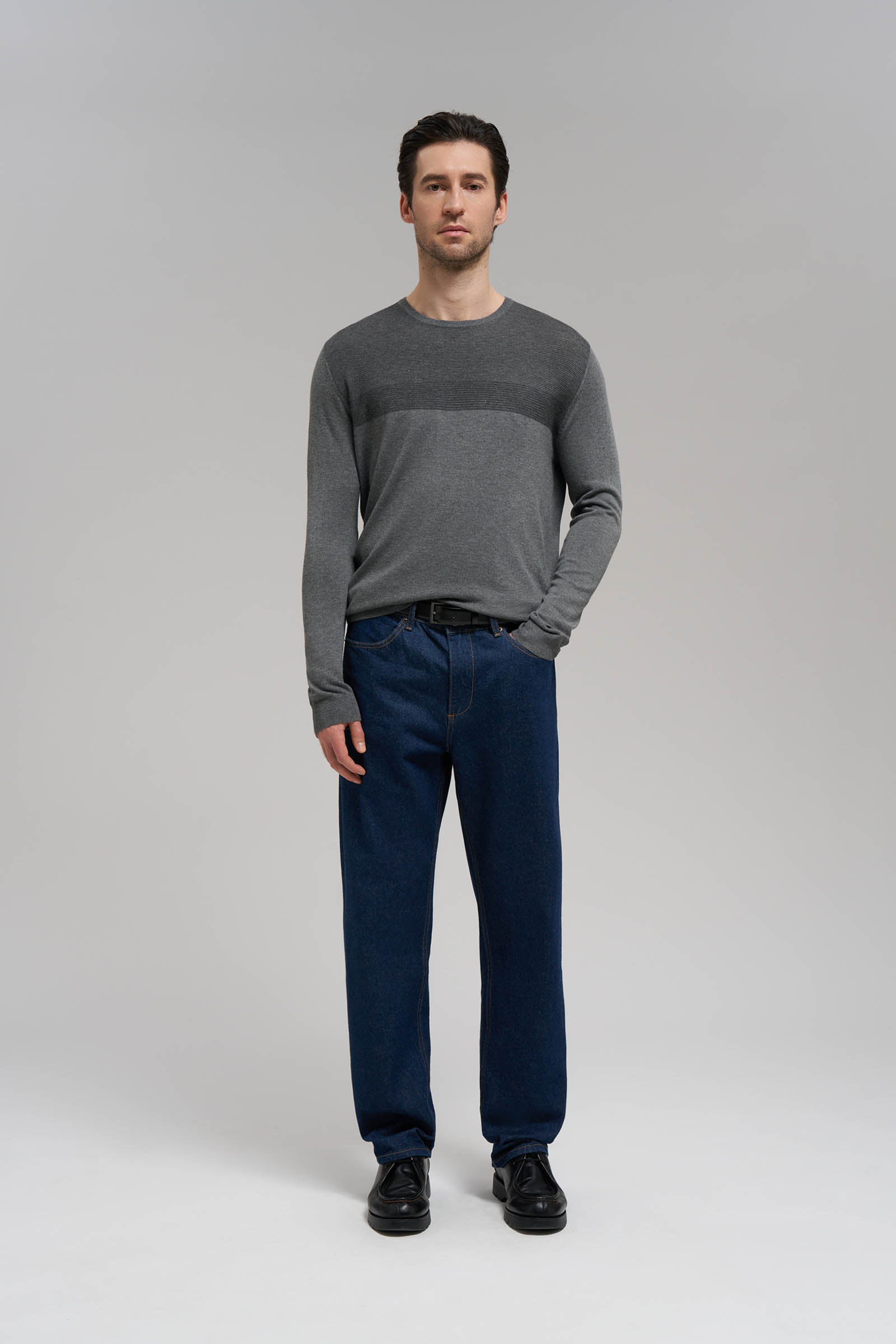 Джемпер Finn Flare с шерстью, 229 dark gull, арт. FBG21121