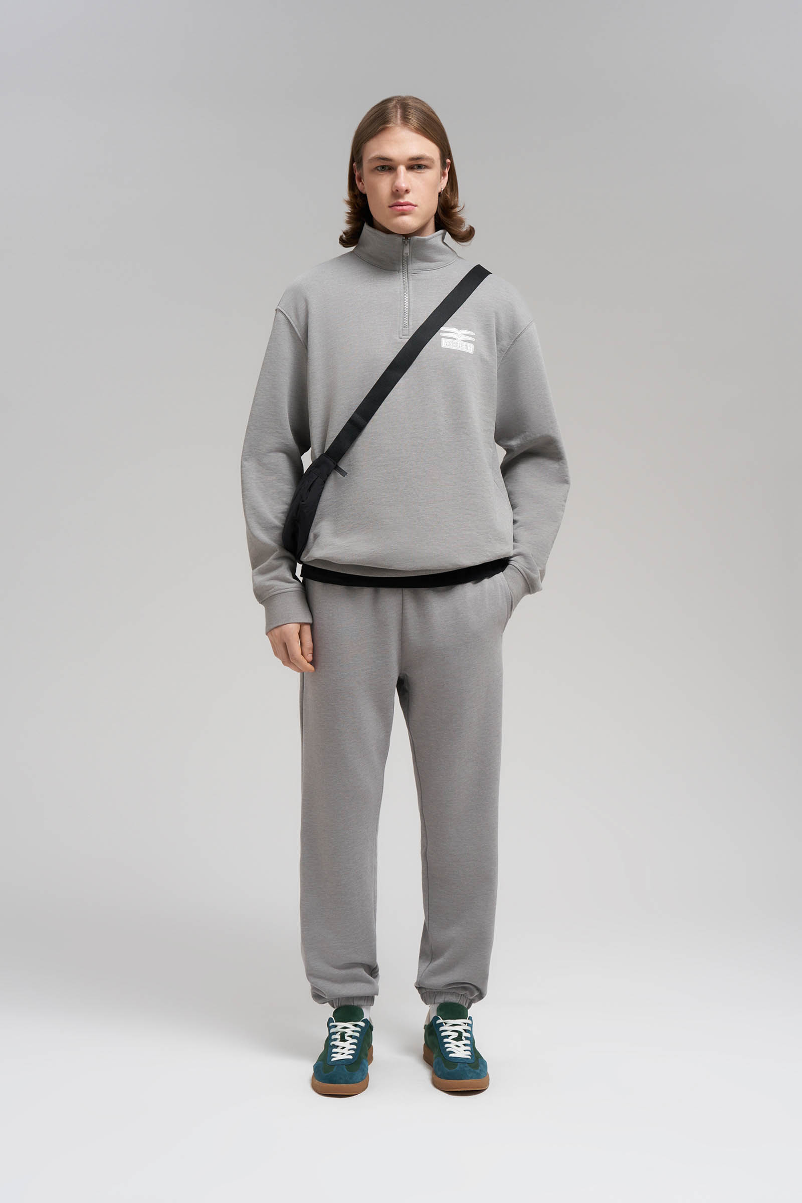 Толстовка Finn Flare comfort fit, 255 mouse melange, арт. FBG21034