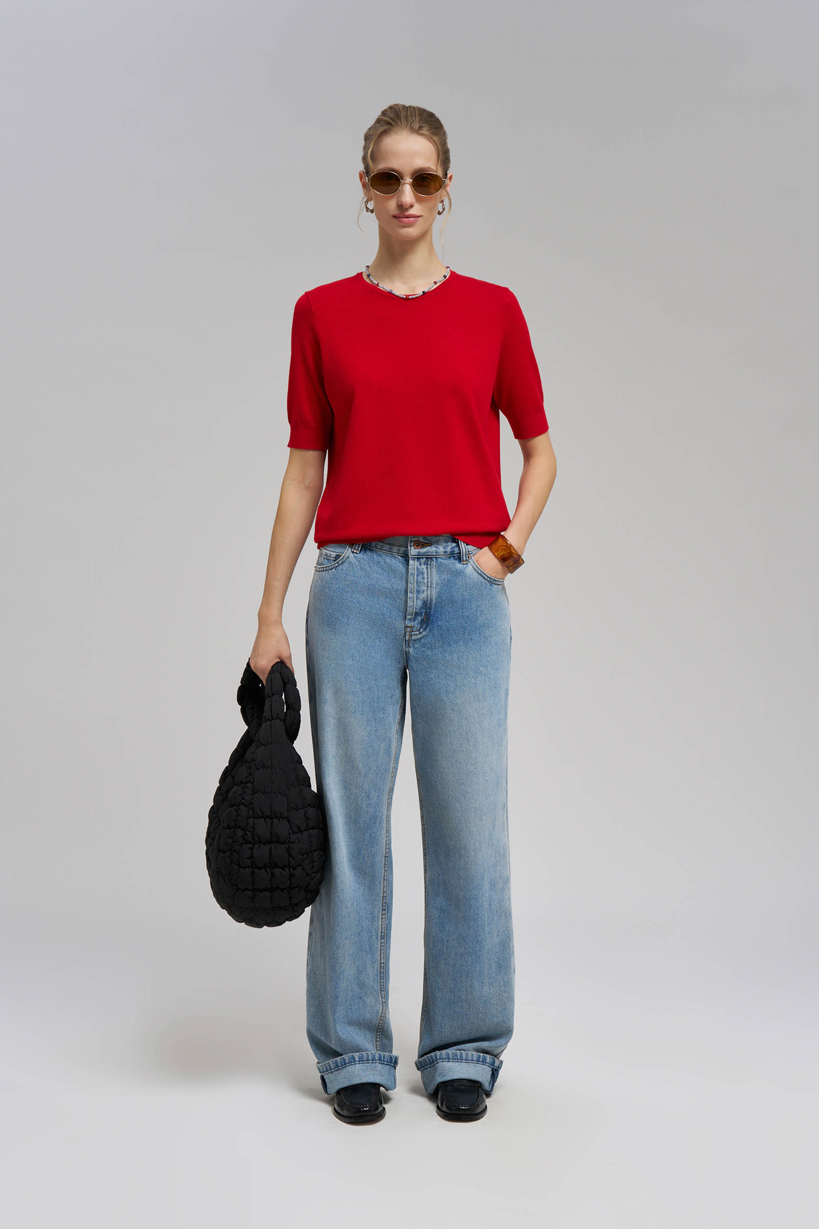 Джемпер FINN FLARE с коротким рукавом, 371 mc salsa, арт. FBG11124