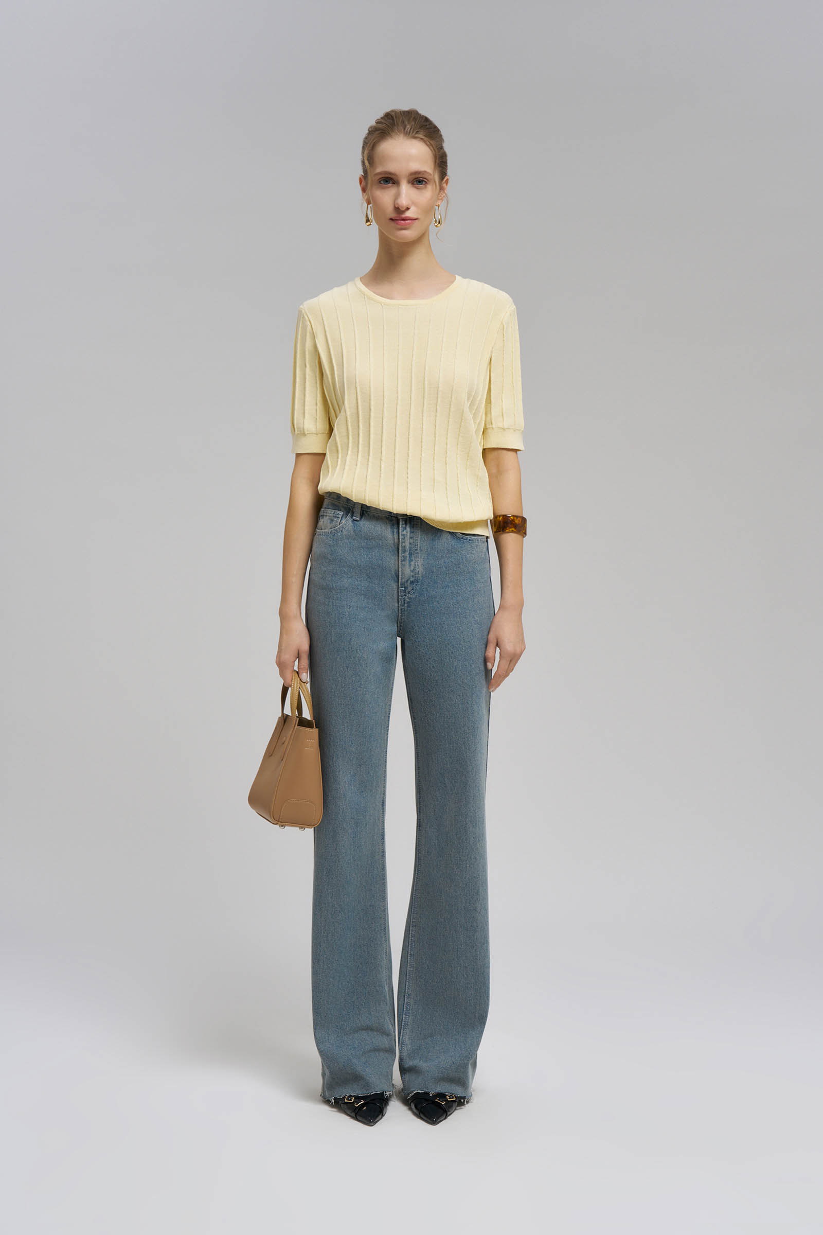 Джемпер прямого кроя из 100 хлопка 3999₽