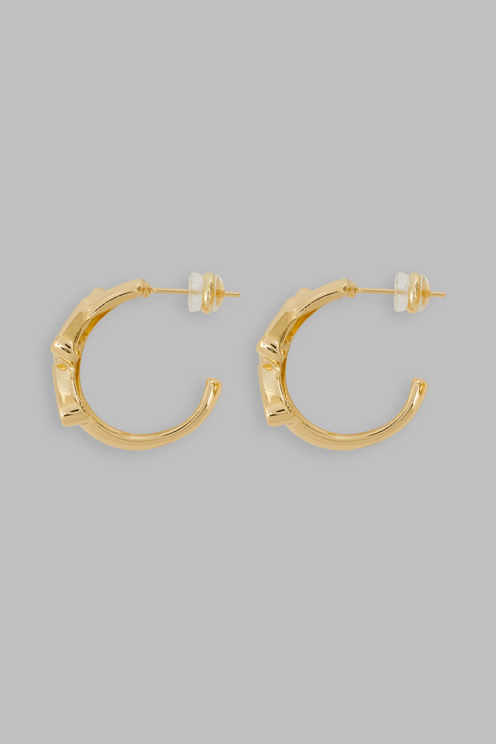 Женские серьги-кольца Finn Flare, 466 gold metal, арт. FBG11911