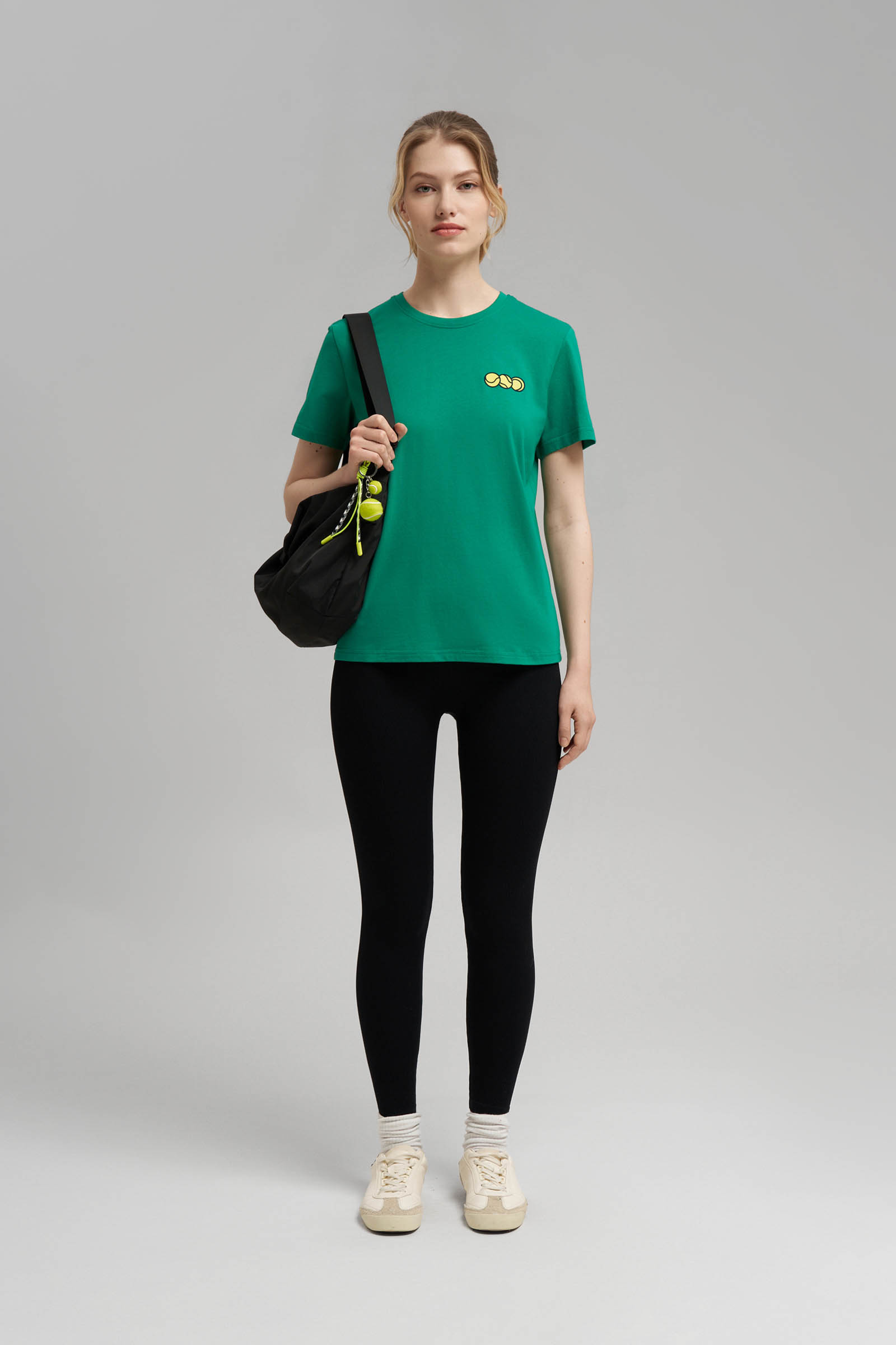 Футболка FINN FLARE regular fit из хлопкового джерси, 500 green, арт. FBG110122