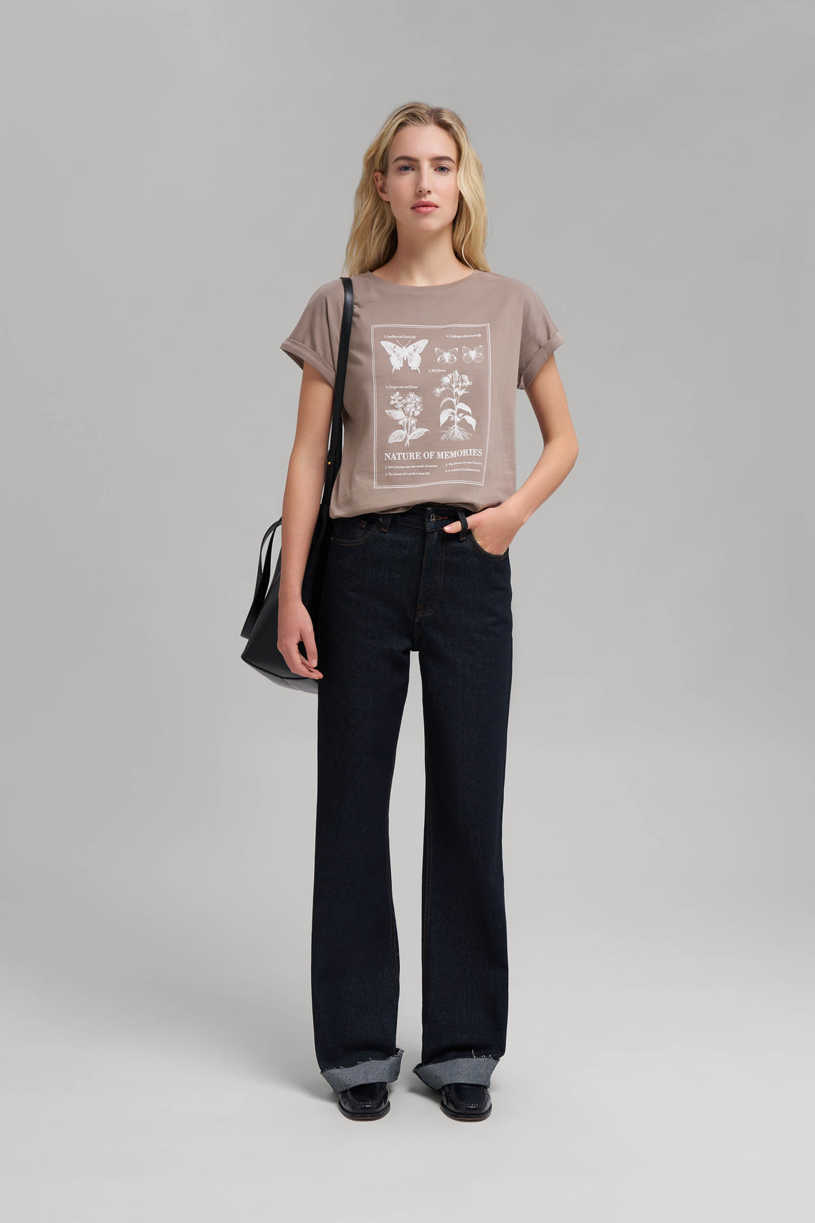 Футболка FINN FLARE свободного кроя, 623 fungi, арт. FBG120110