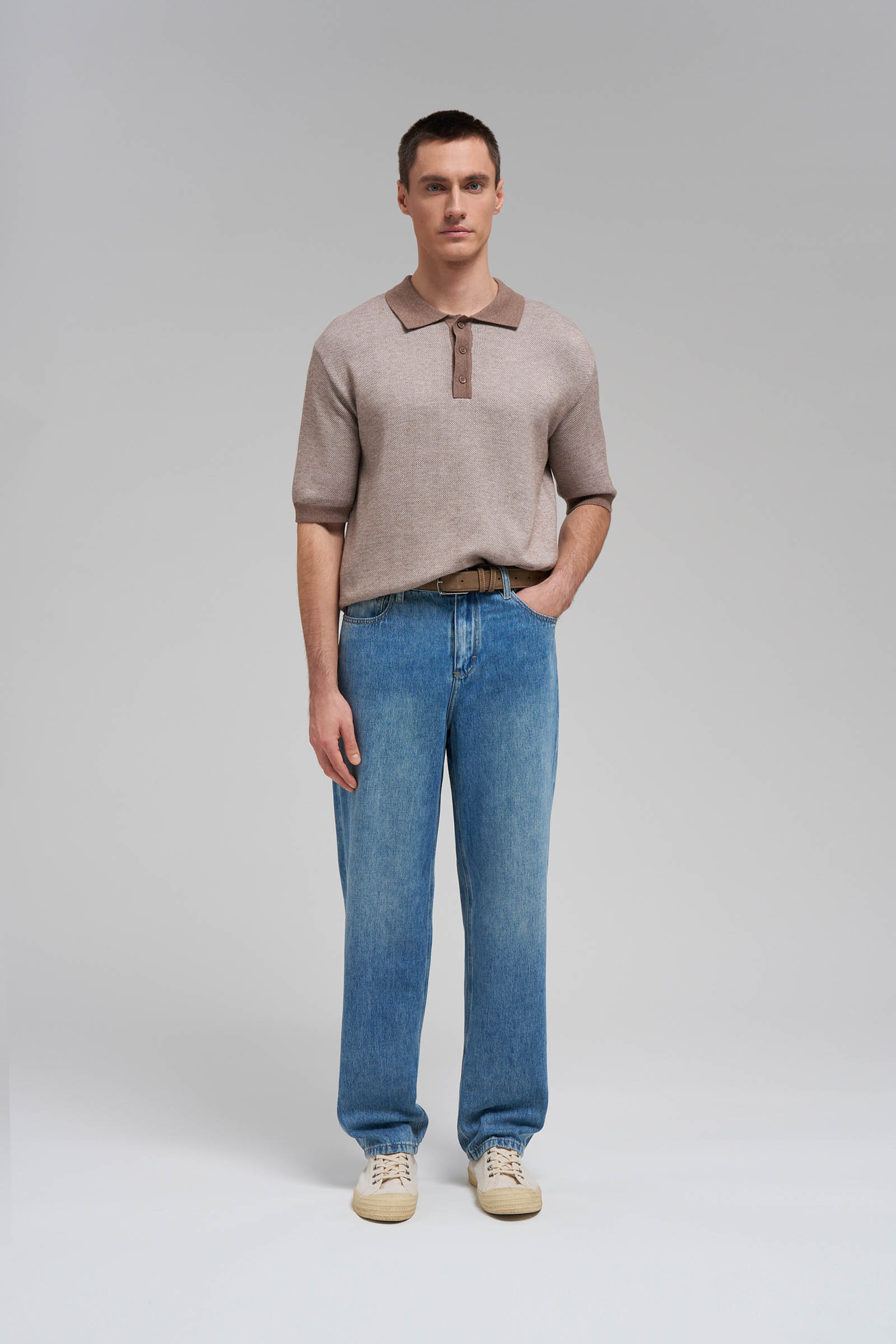 Джемпер-поло FINN FLARE, 623 mc fungi, арт. FBG21112