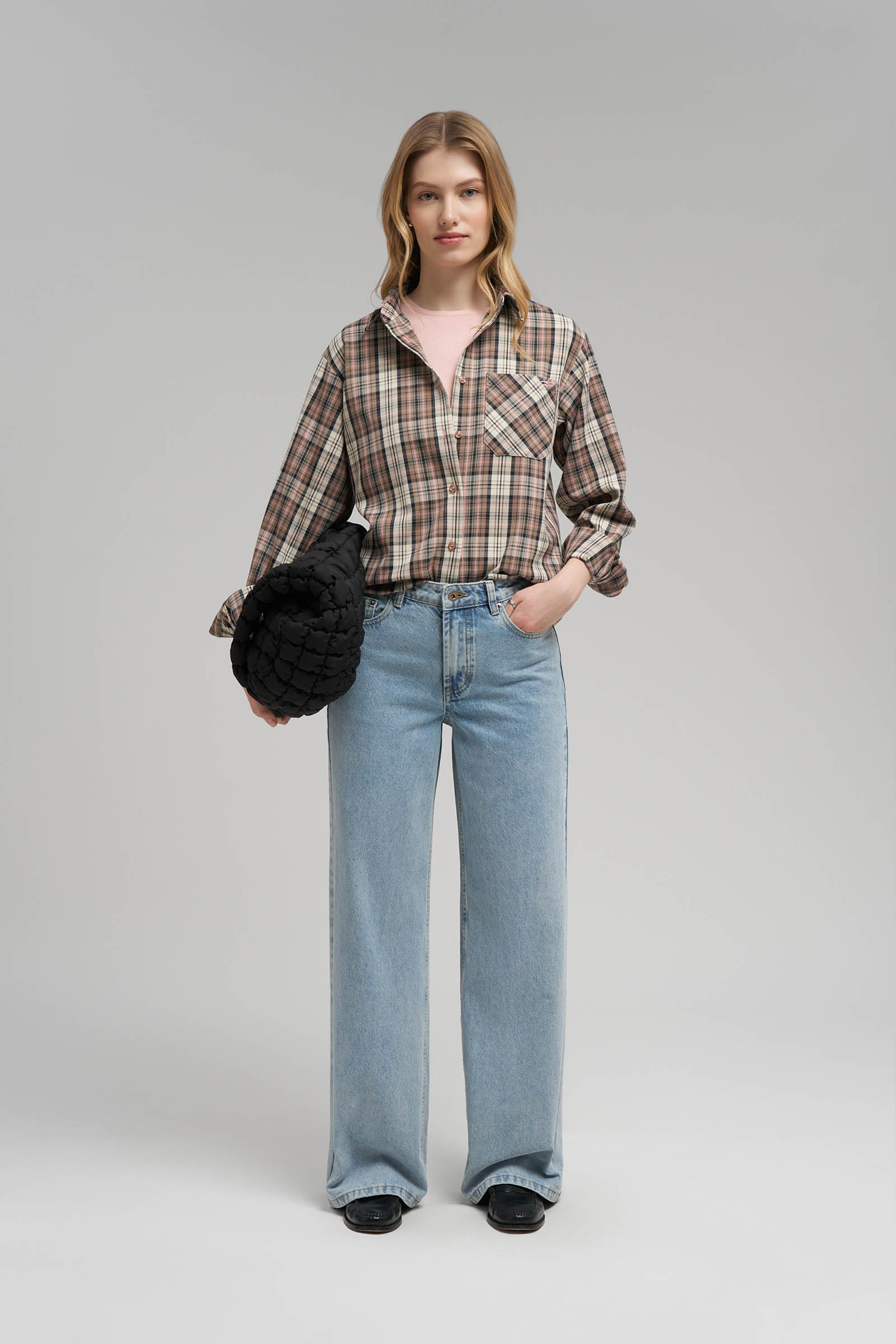 Рубашка Finn Flare прямого кроя, коричневый, арт. FBG110141