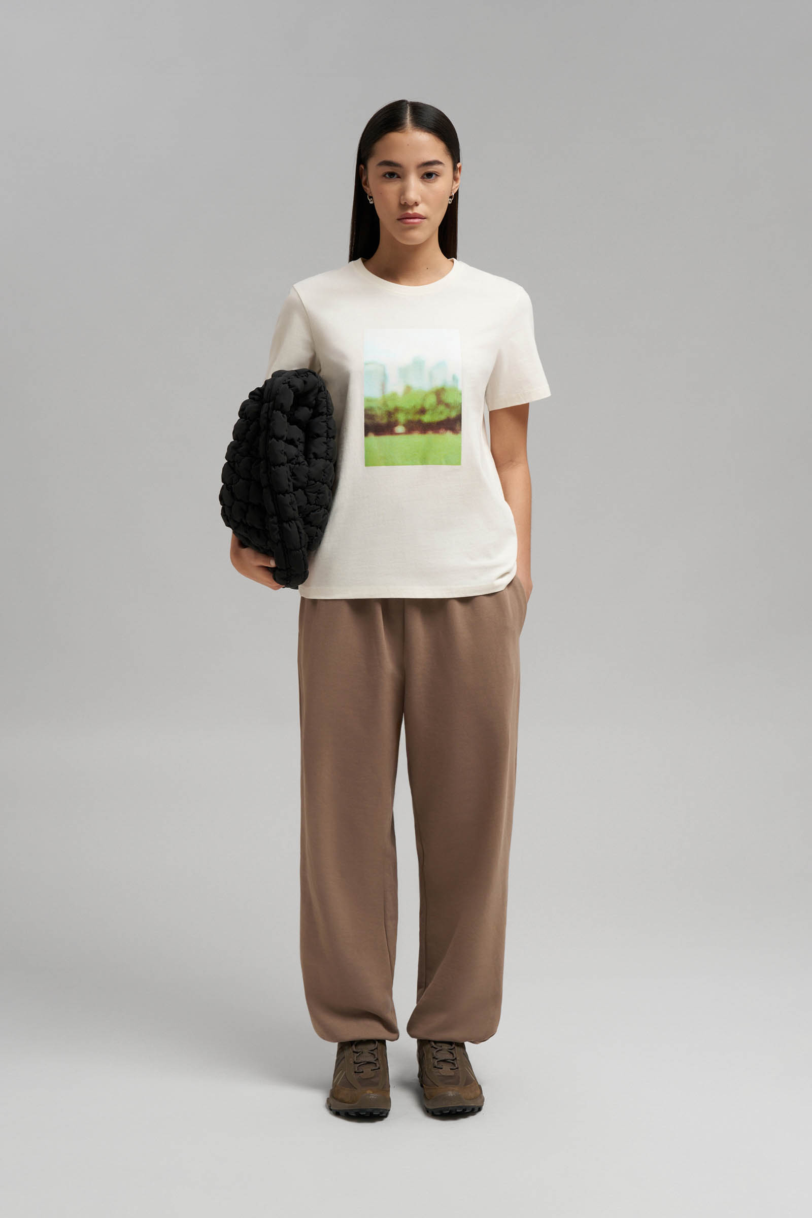 Футболка Finn Flare из джерси, 711 milk, арт. FBG11032