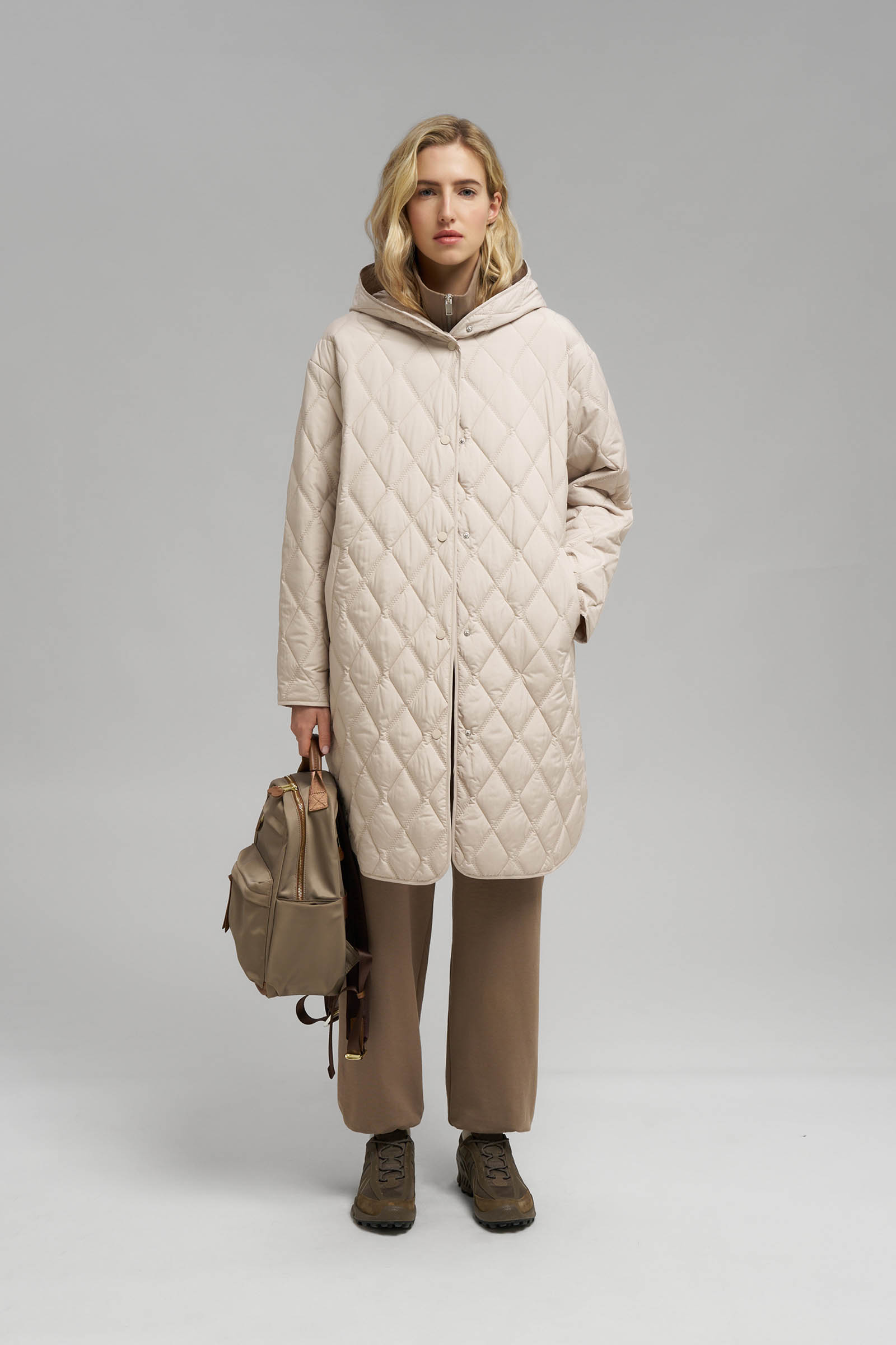 Пальто женское Finn Flare, бежевый, арт. FBG12002