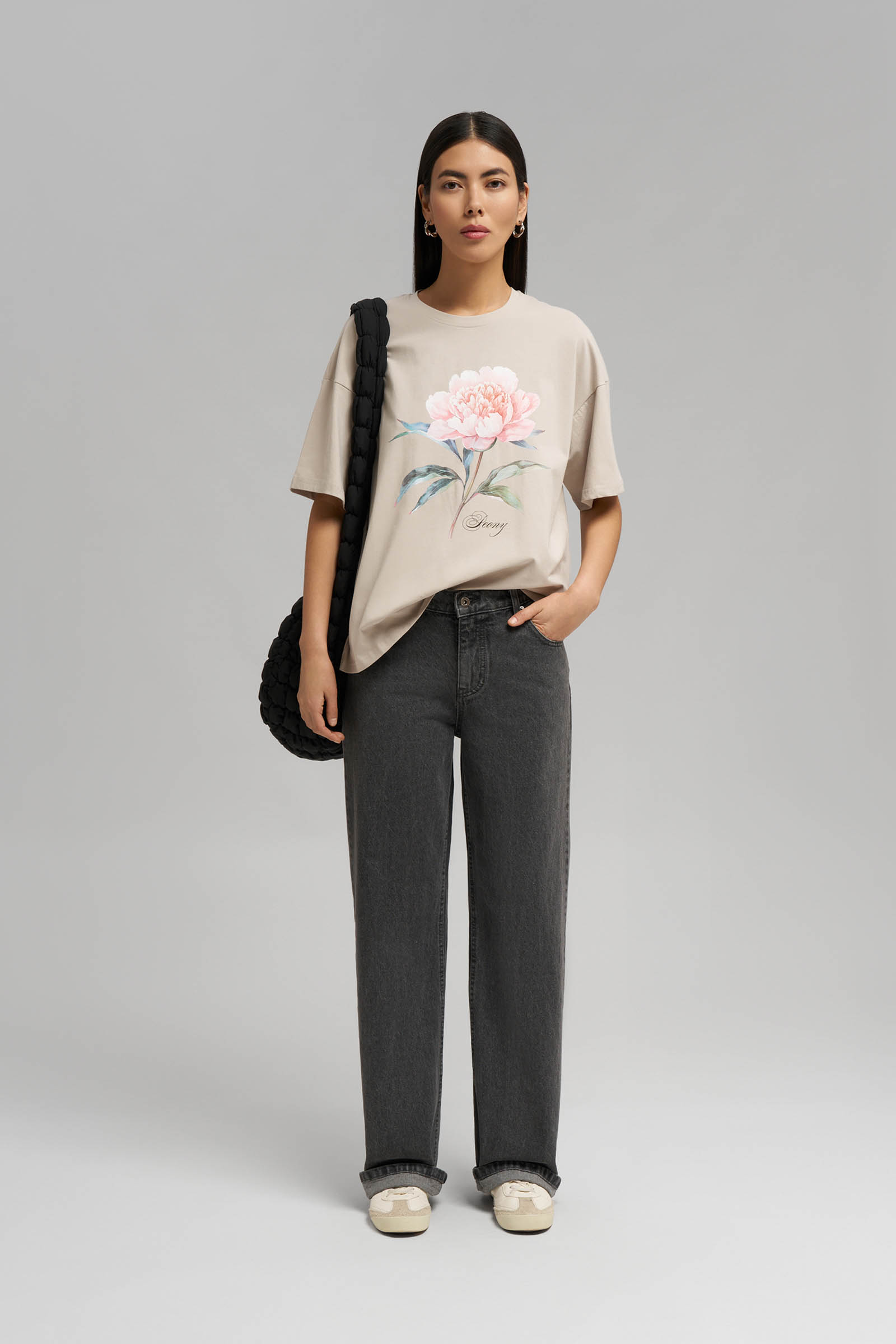 Свободная футболка FINN FLARE, 713 grain, арт. FBG12099-1P