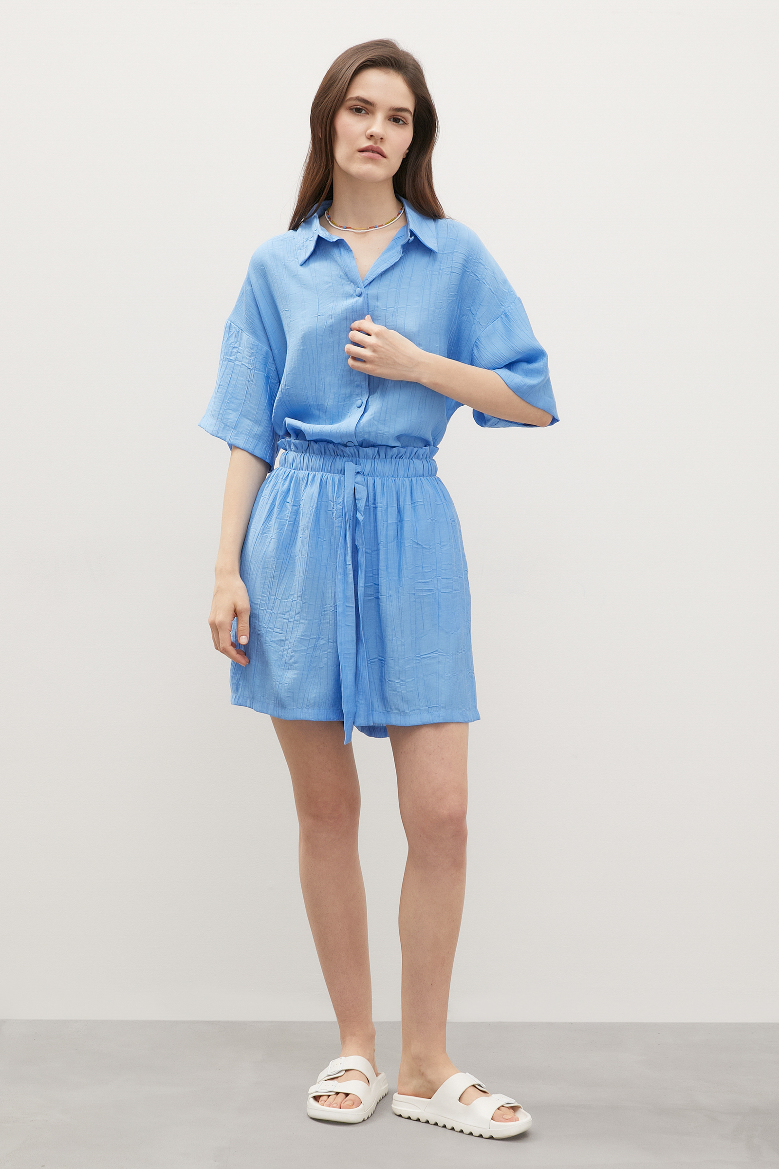 Шорты с кулиской