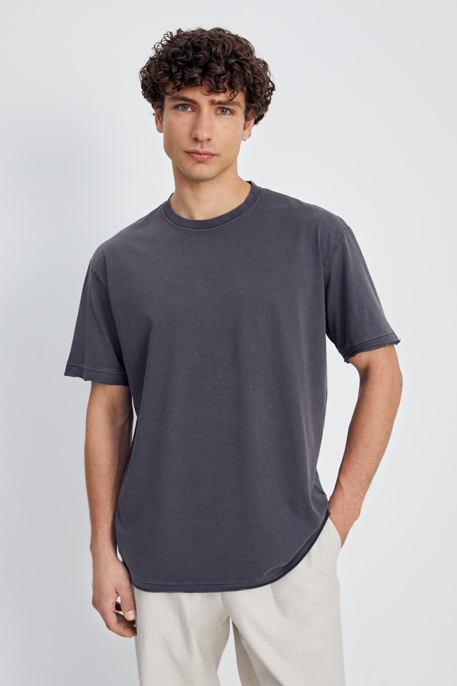 

Базовая футболка, 202 graphite, Базовая футболка