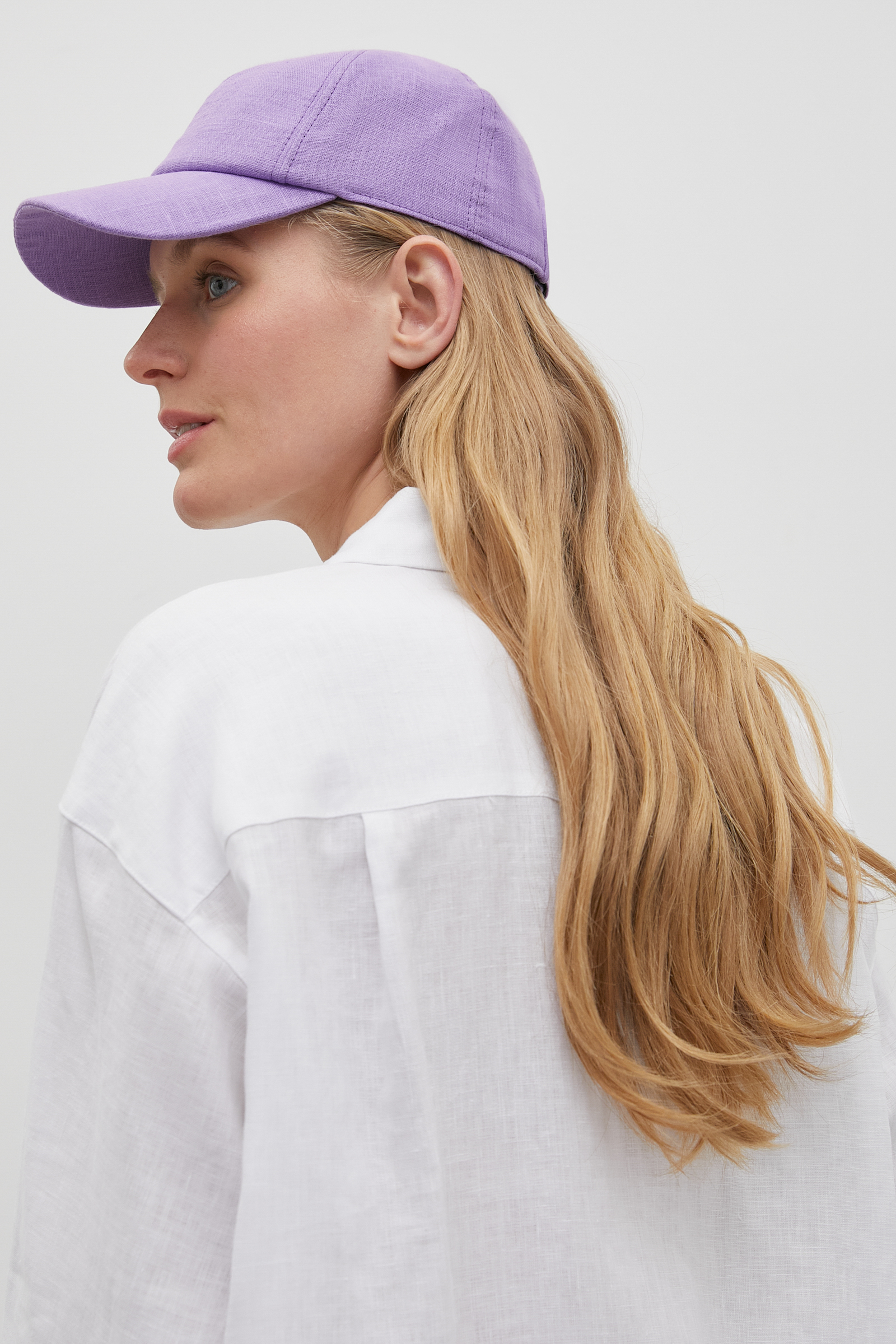 Бейсболка из льна 590₽