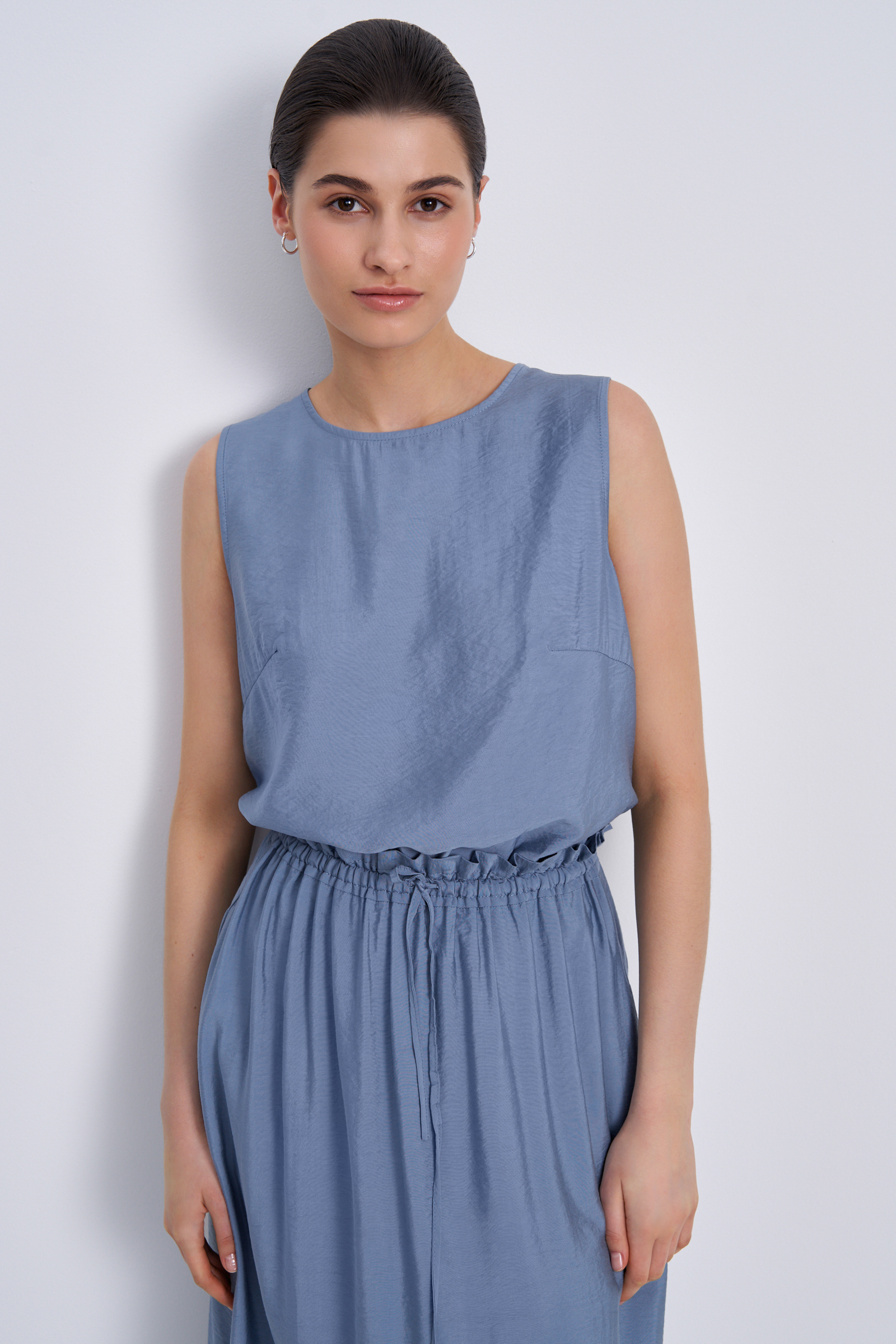 

Майка из вискозы, 124 cyan, Майка из вискозы