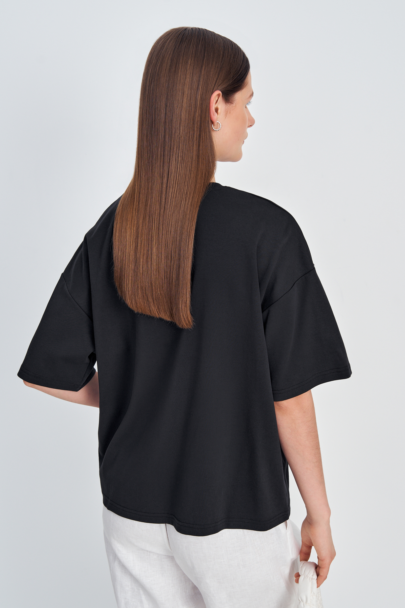 

Футболка из хлопка, 200 black, Футболка из хлопка