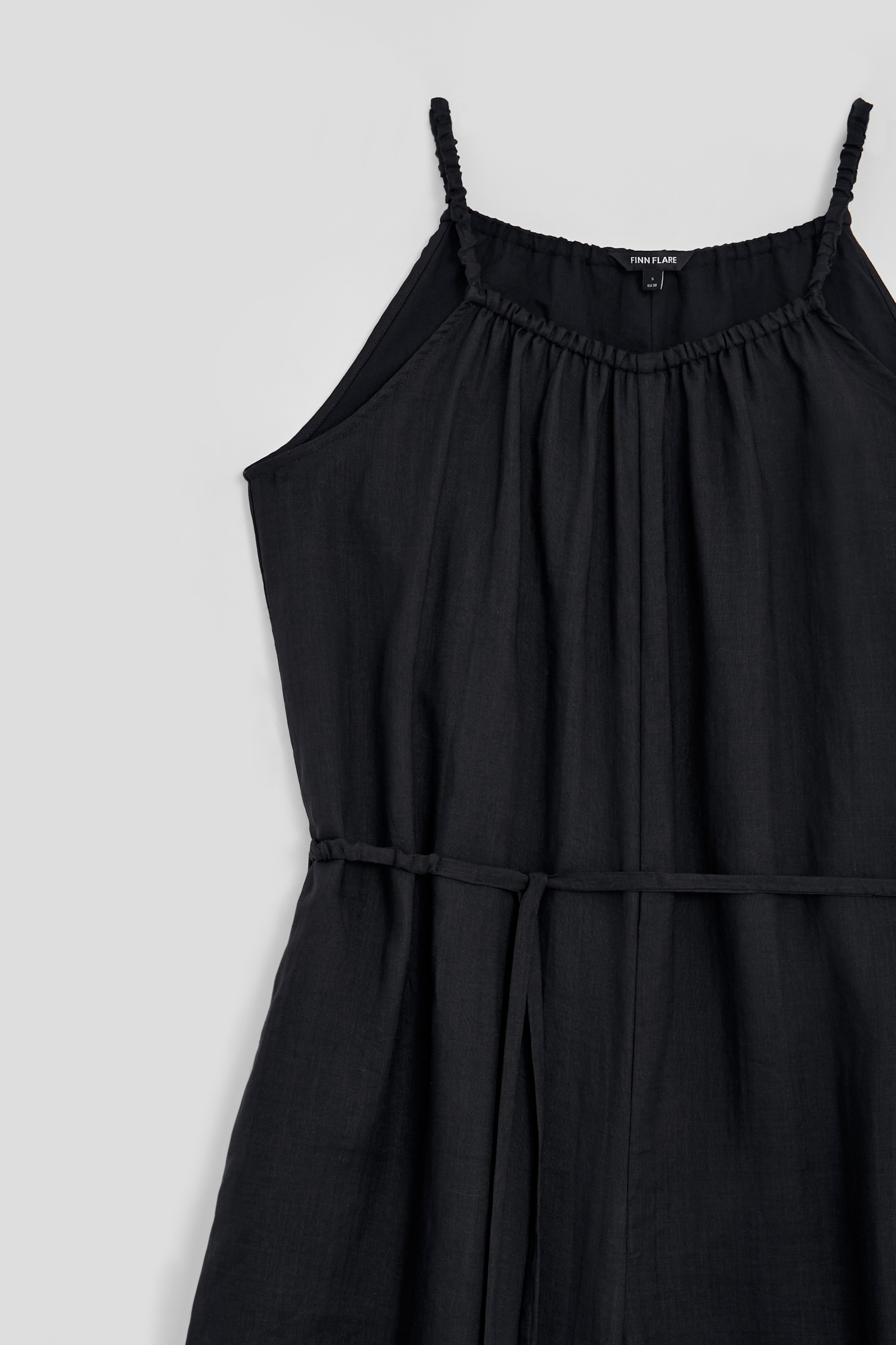 

Комбинезон брючный изо льна, 200 black, Комбинезон брючный изо льна