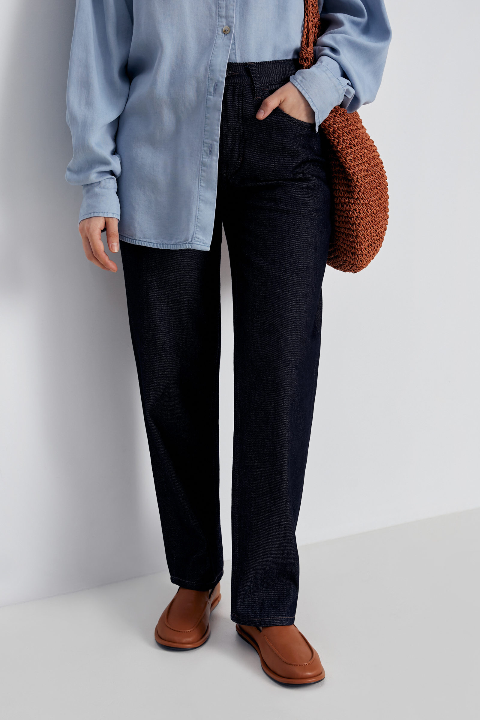 Лоферы из натуральной кожи