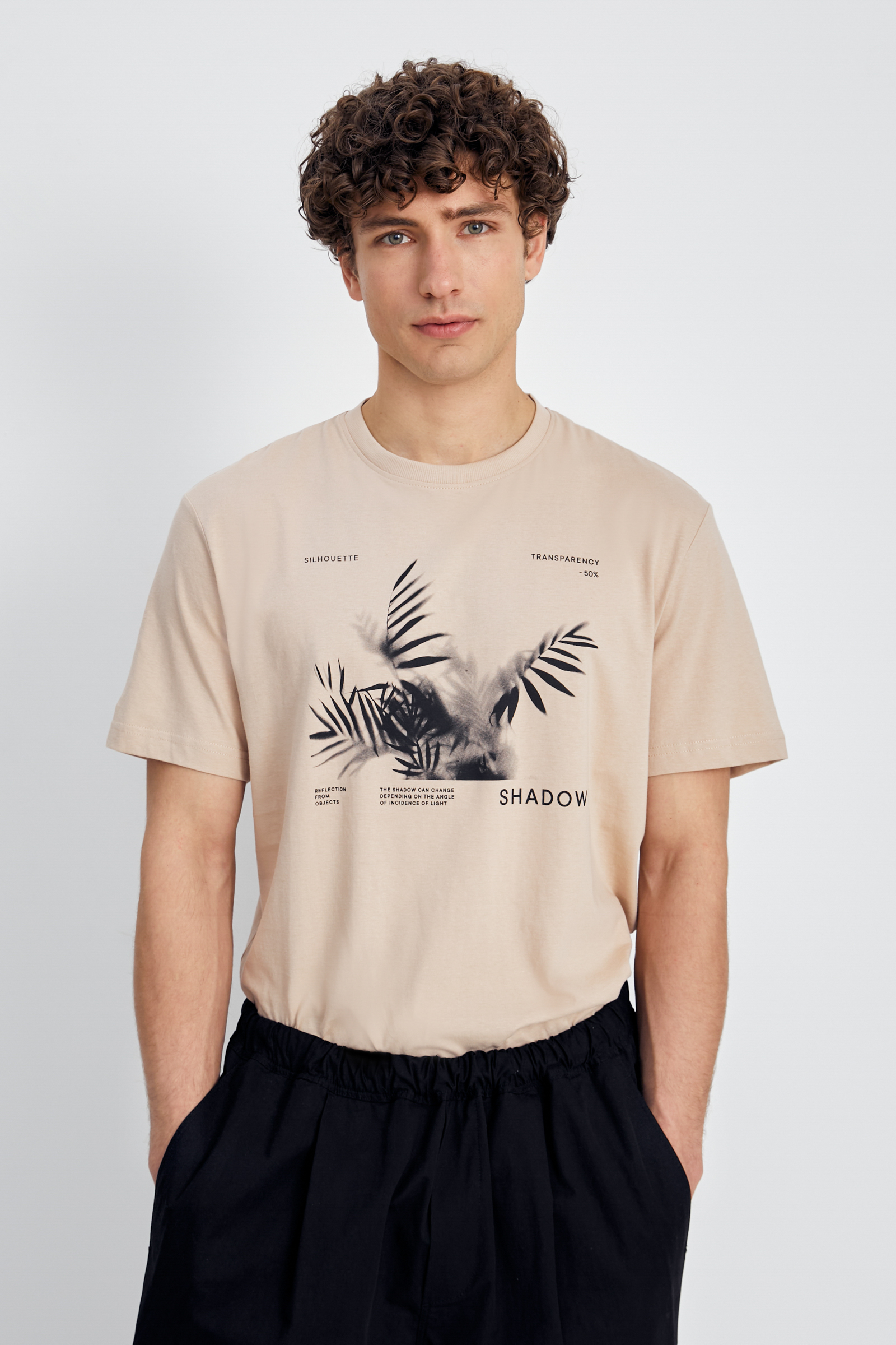 

Свободная футболка с принтом, 709 cornstalk, Свободная футболка с принтом