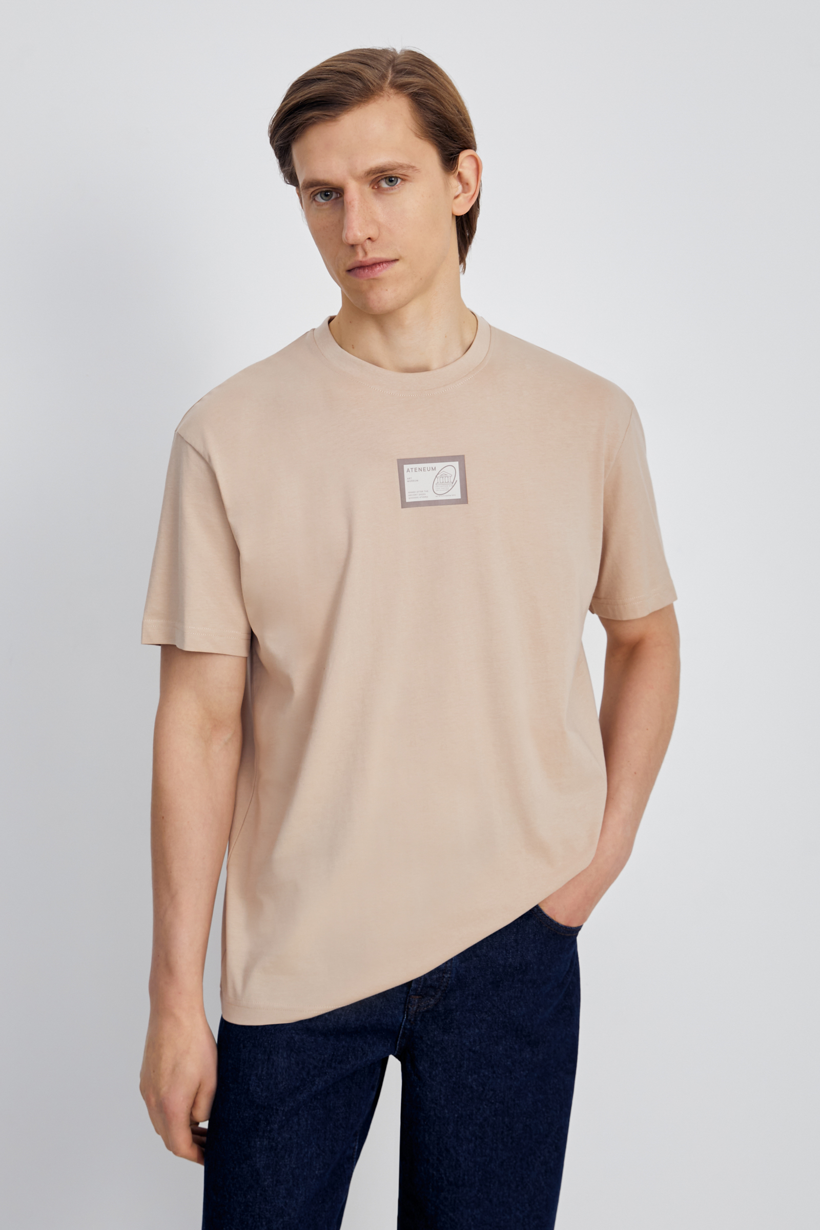 

Свободная футболка с принтом, 709 cornstalk, Свободная футболка с принтом