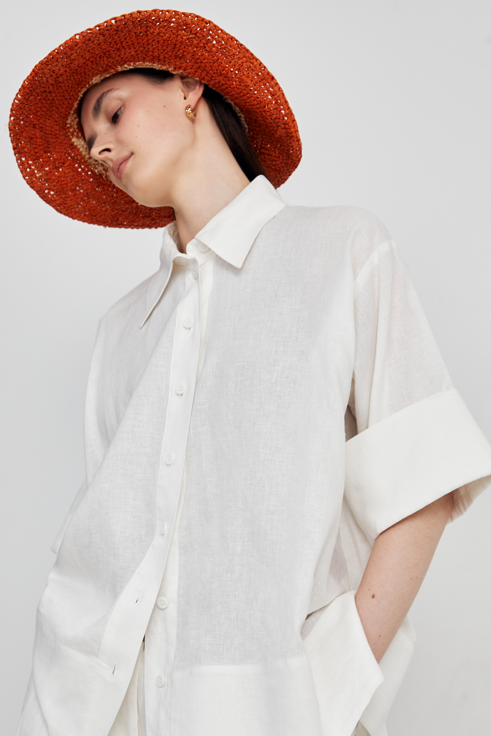 Шляпа плетеная