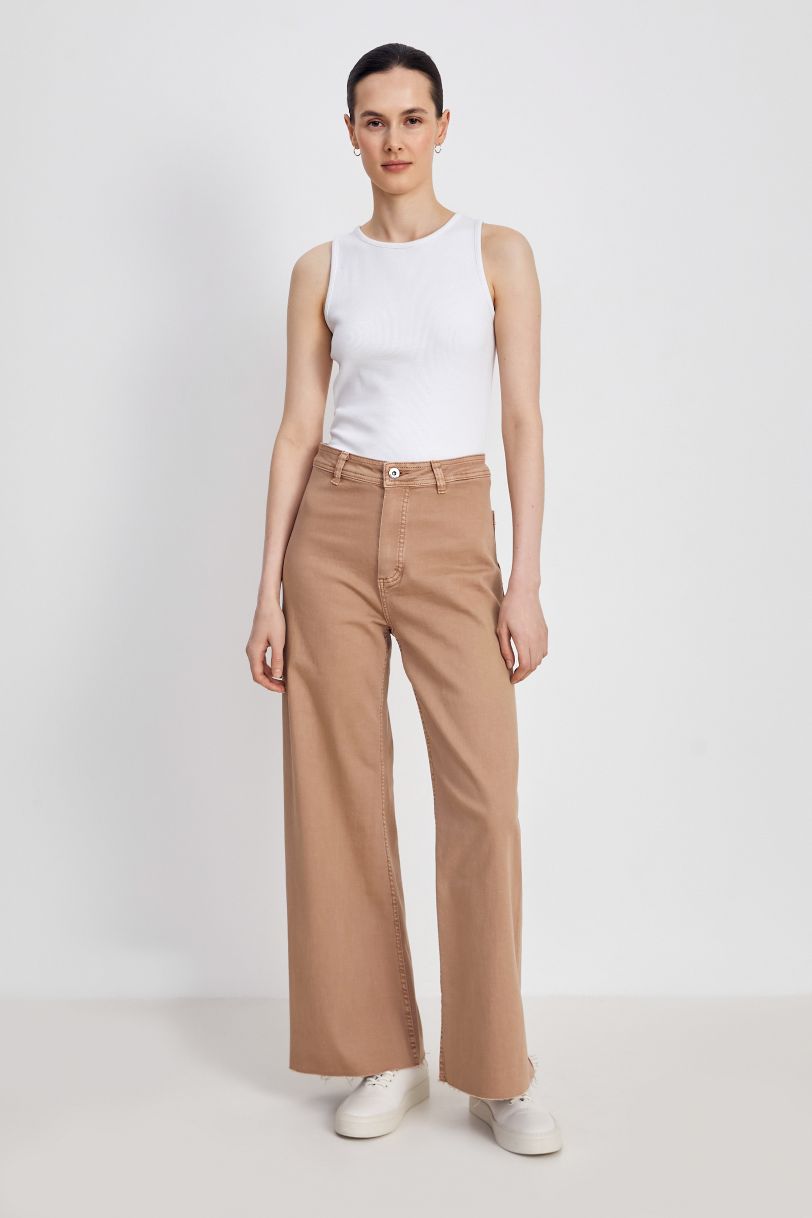 Джинсы wide leg fit женские