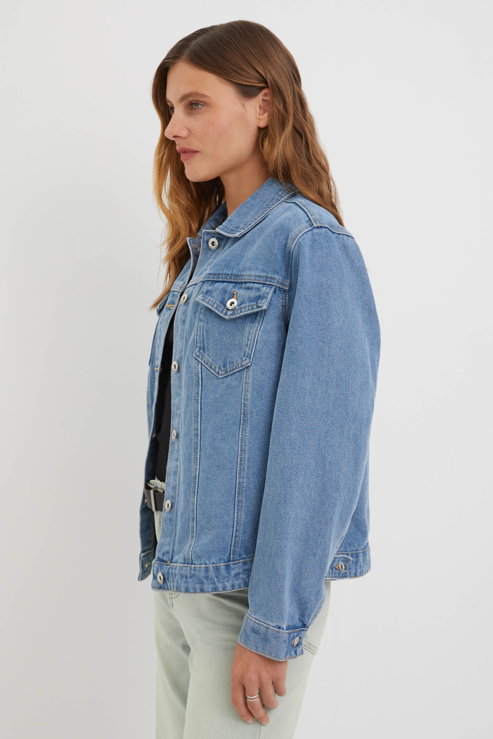 

Джинсовая куртка-рубашка, 1261 light denim, Джинсовая куртка-рубашка
