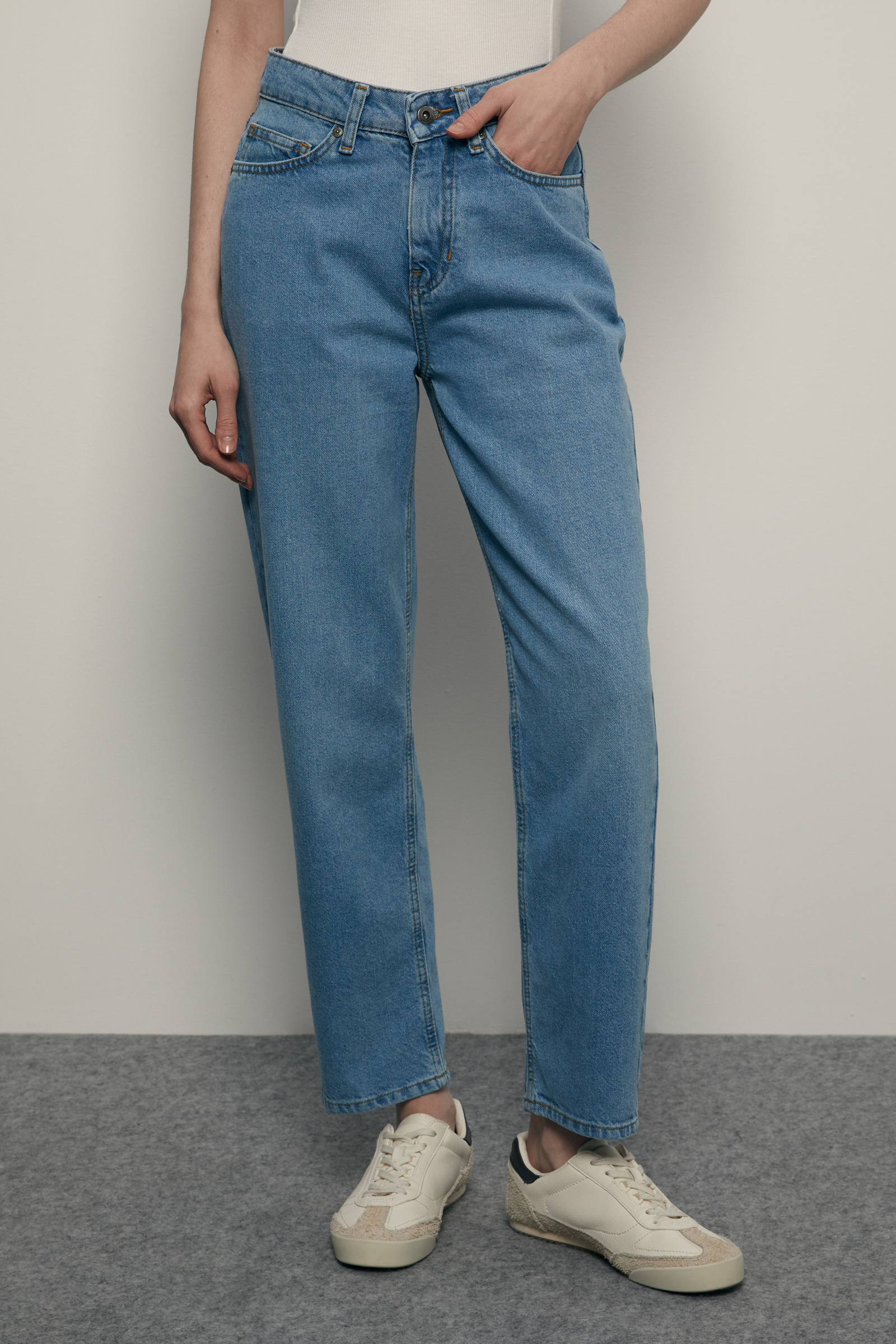 

Джинсы mom fit женские, 1261 light denim, Джинсы mom fit женские