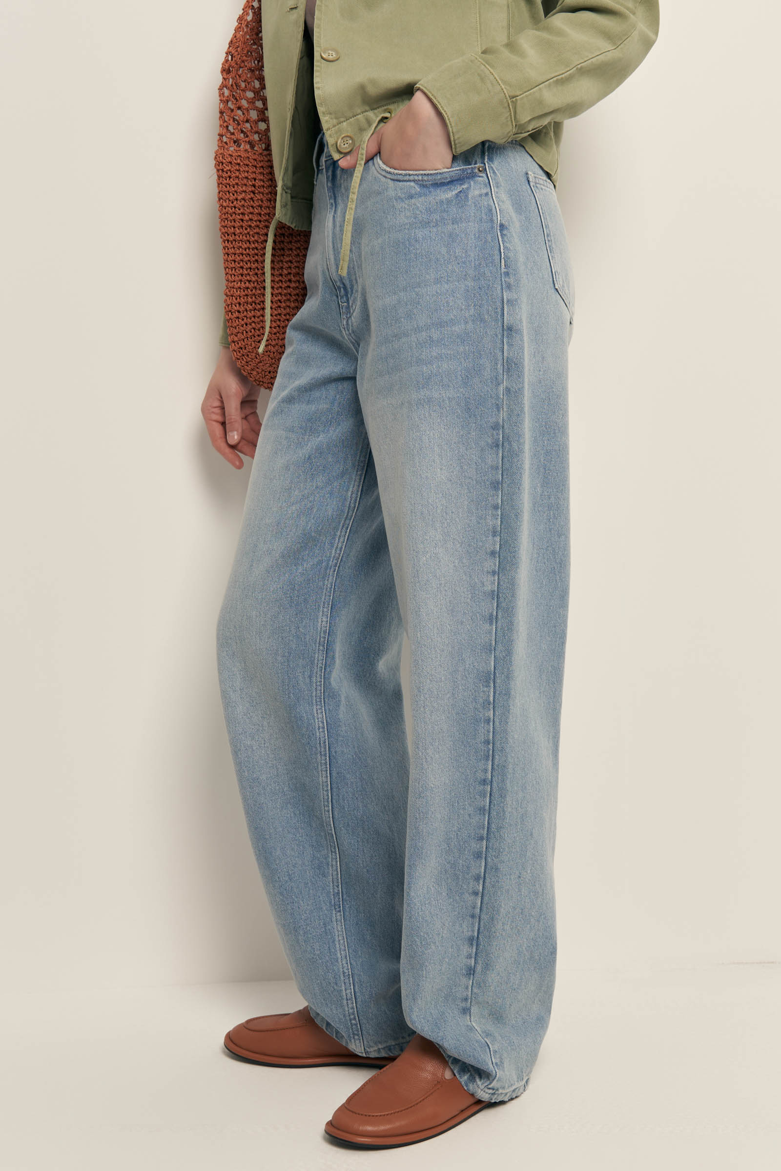 

Джинсы loose fit женские, 1261 light denim, Джинсы loose fit женские