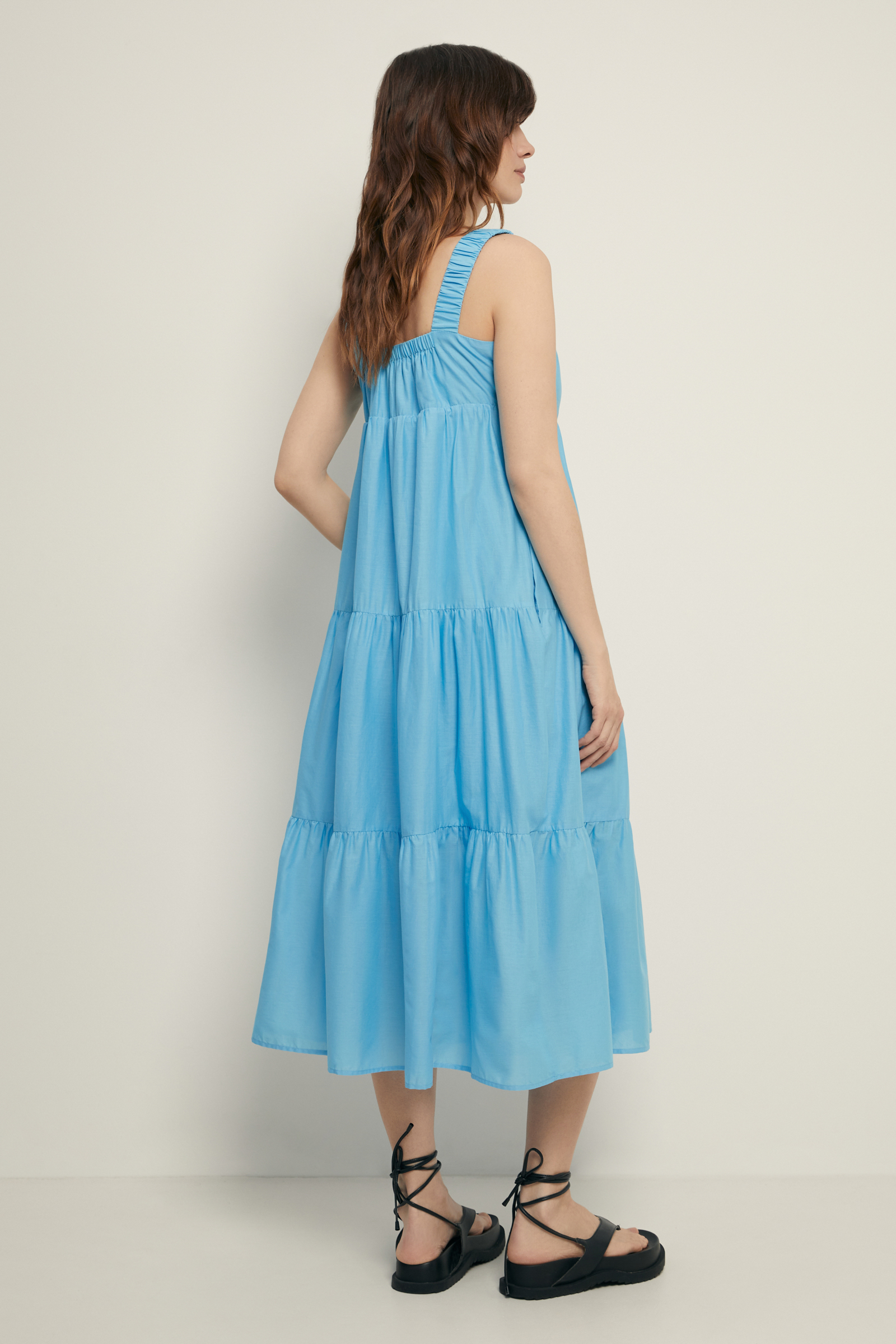 

Сарафан миди из легкого хлопка, 138 skyline, Сарафан миди из легкого хлопка