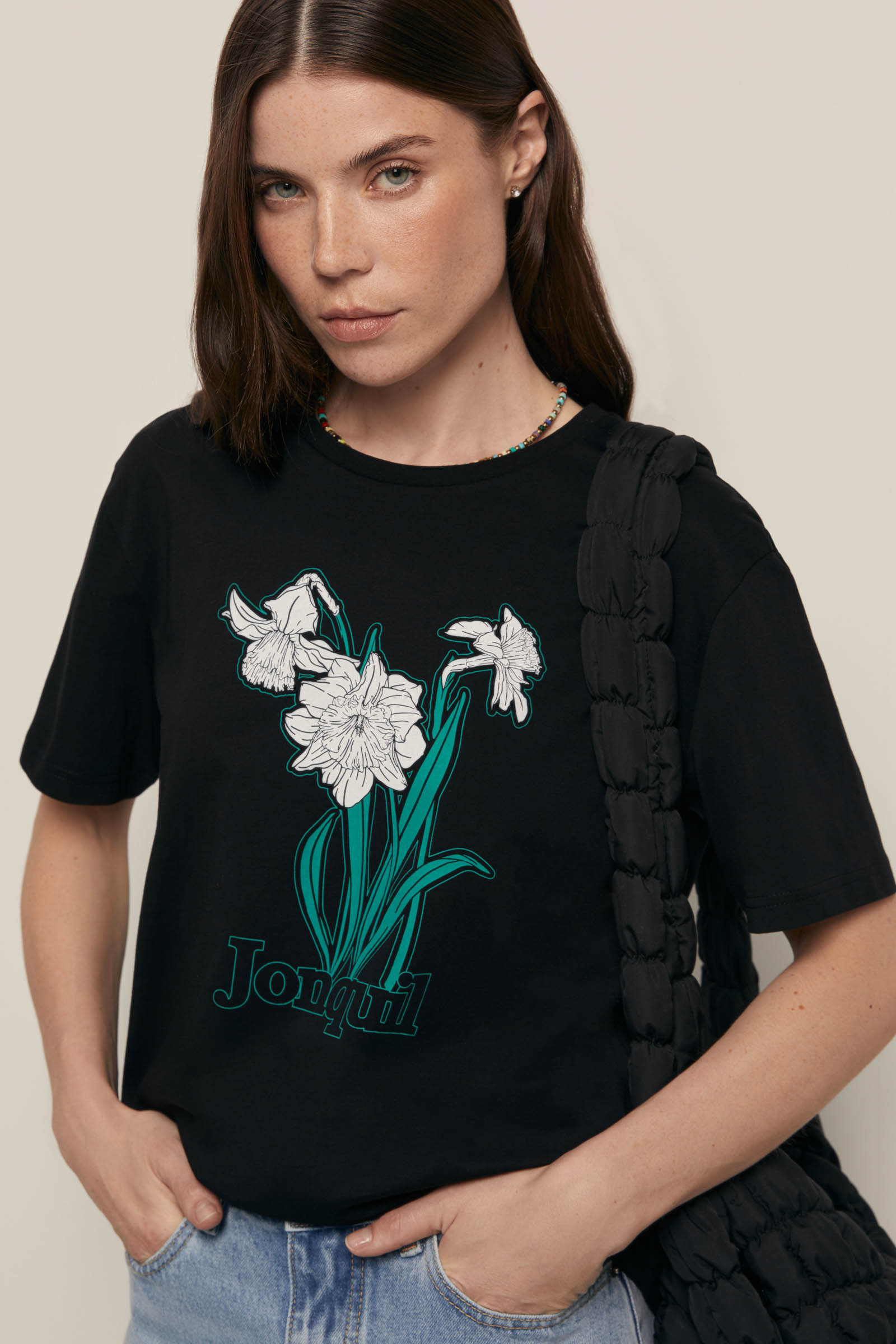 Футболка свободного силуэта с принтом 990₽