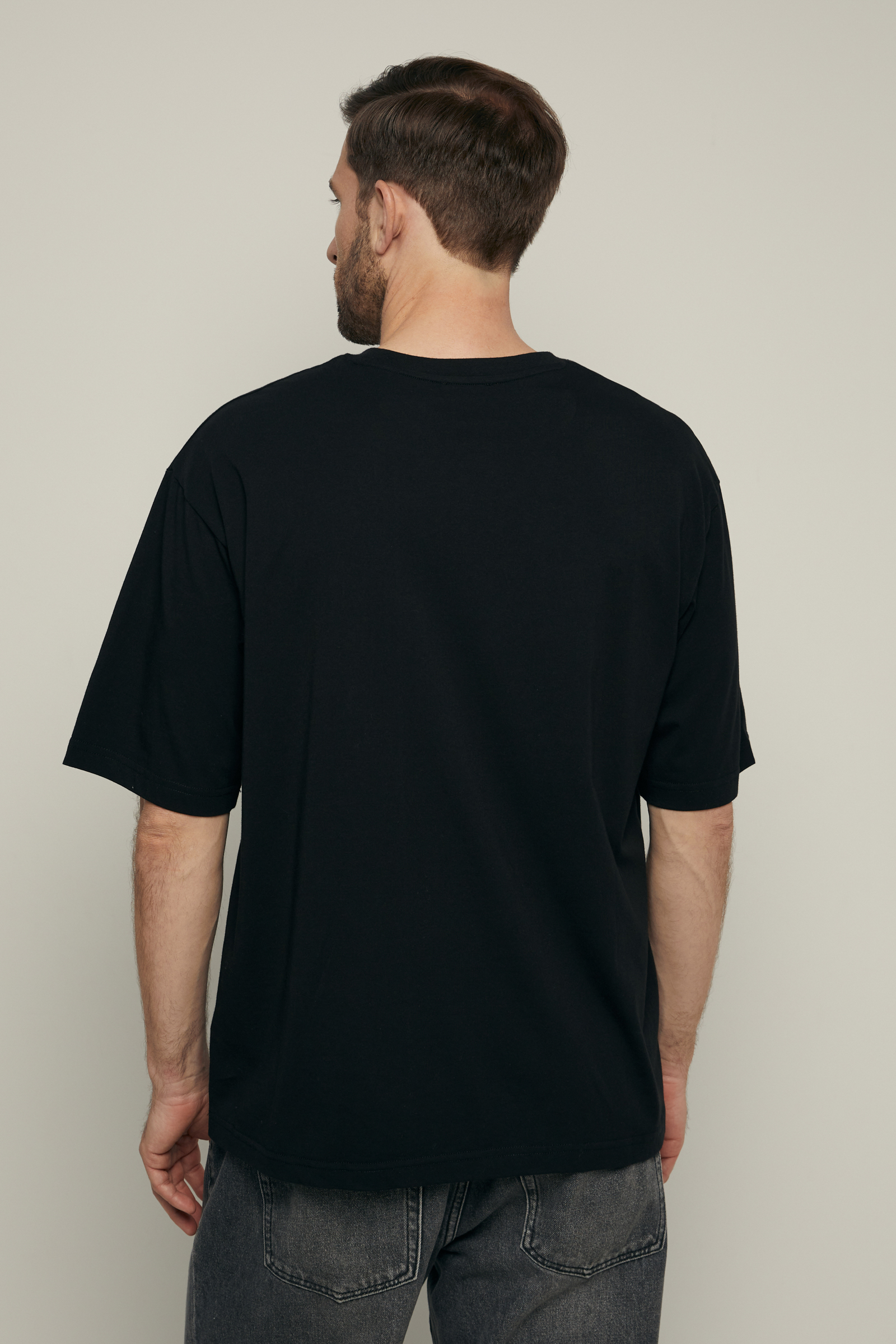 

Оверсайз футболка из хлопка, 200 black, Оверсайз футболка из хлопка