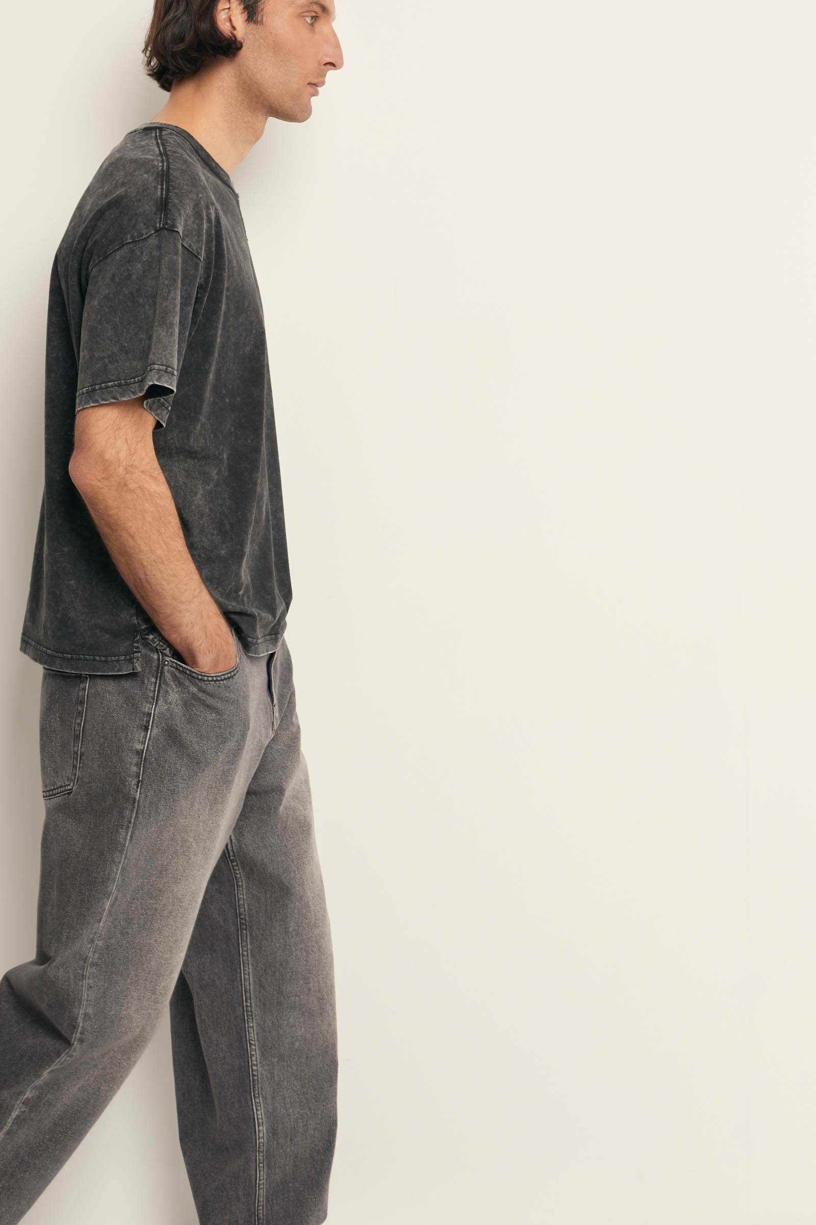 Футболка Finn Flare свободного силуэта, серый, арт. FSF21053