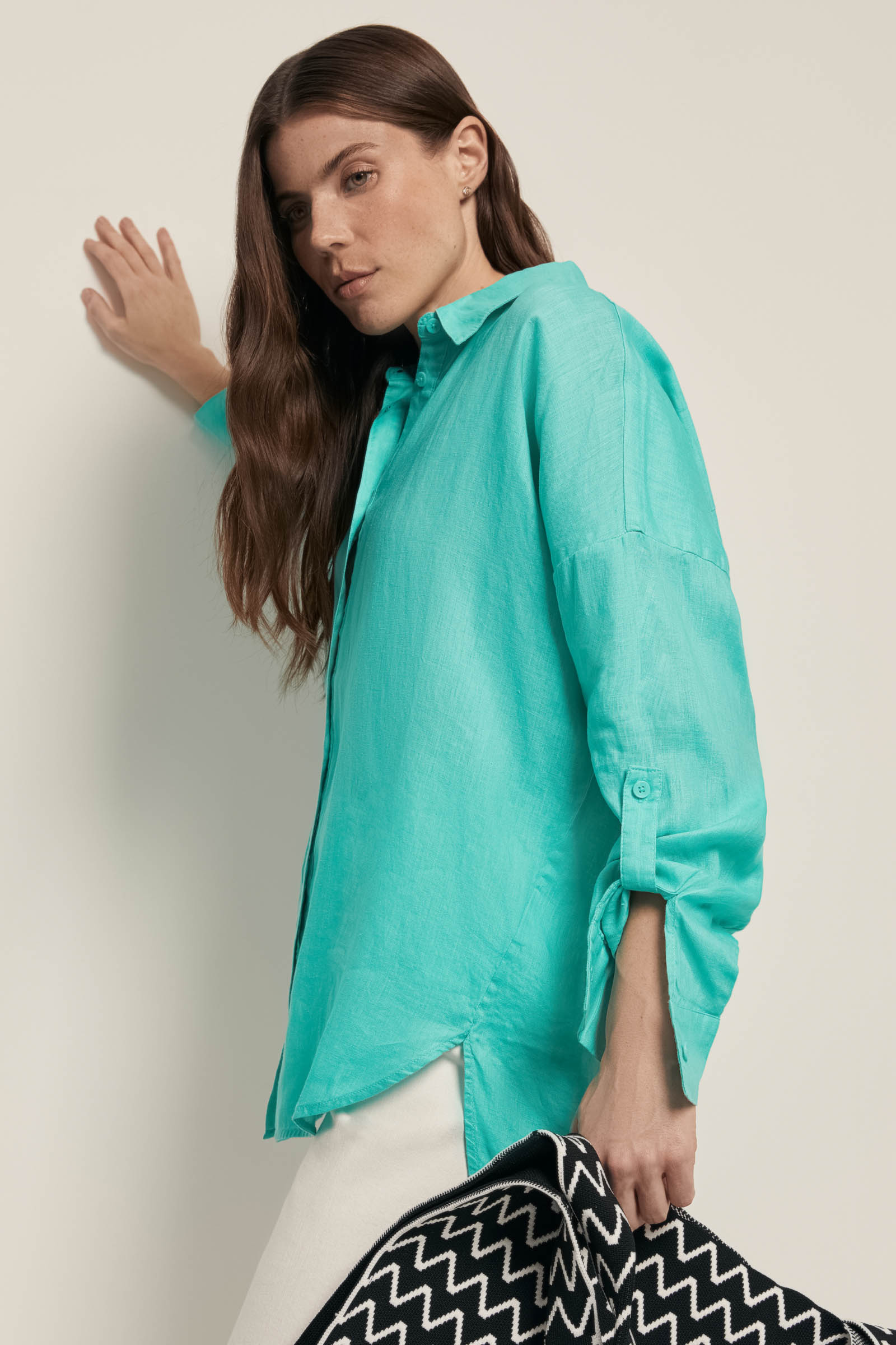 Блузка из конопляной ткани 5990₽