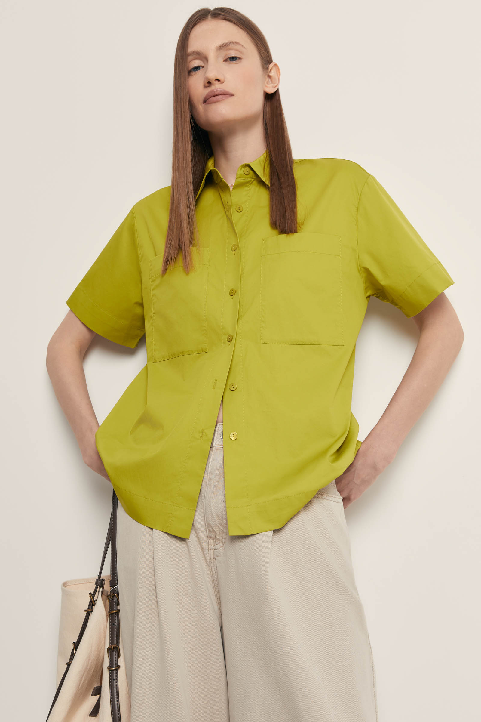 Рубашка Finn Flare с коротким рукавом, зеленый, арт. FSF11024