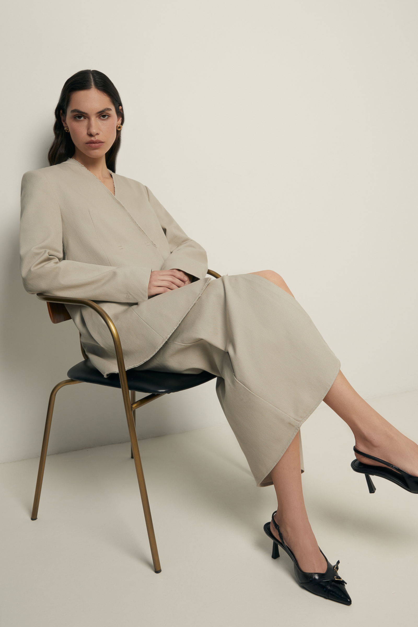 

Юбка с разрезом прямого кроя, 713 grain, Юбка с разрезом прямого кроя