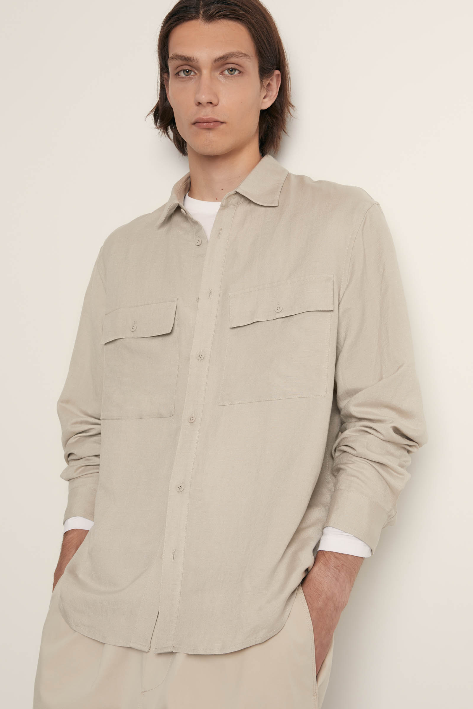 Рубашка с добавлением льна 3990₽