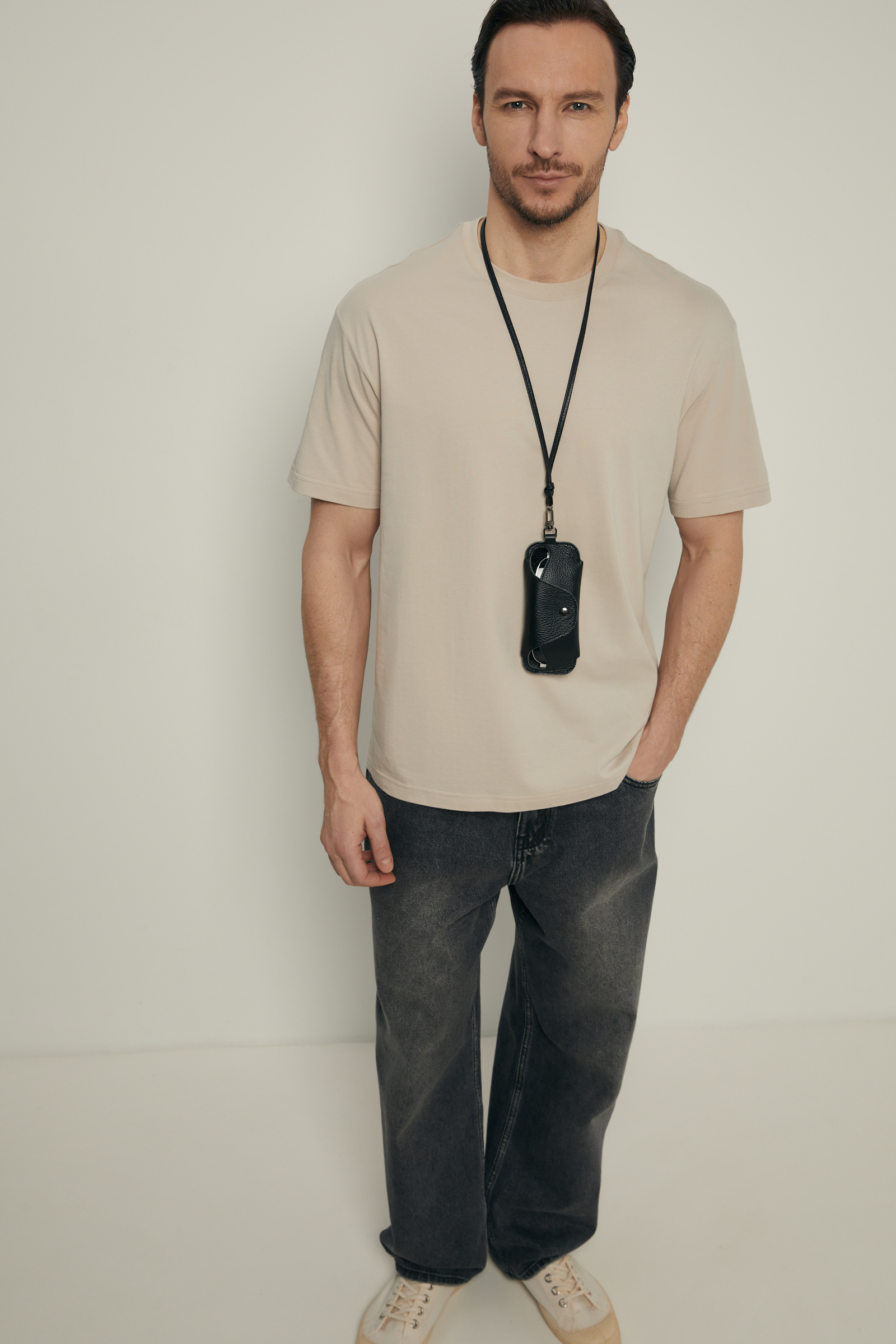 Футболка FINN FLARE свободного силуэта с принтом, 713 grain, арт. FSF21043